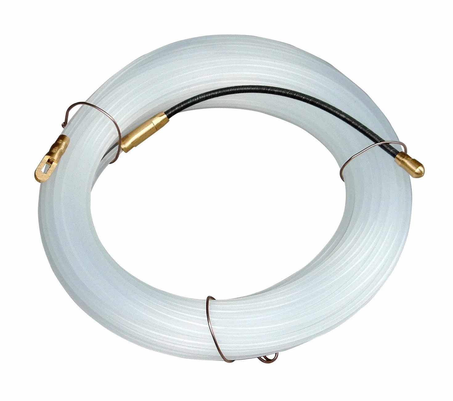 Electraline 61050 sonda do usuwania kabli, z nylonu, średnica: 3 mm, 10 m, biała