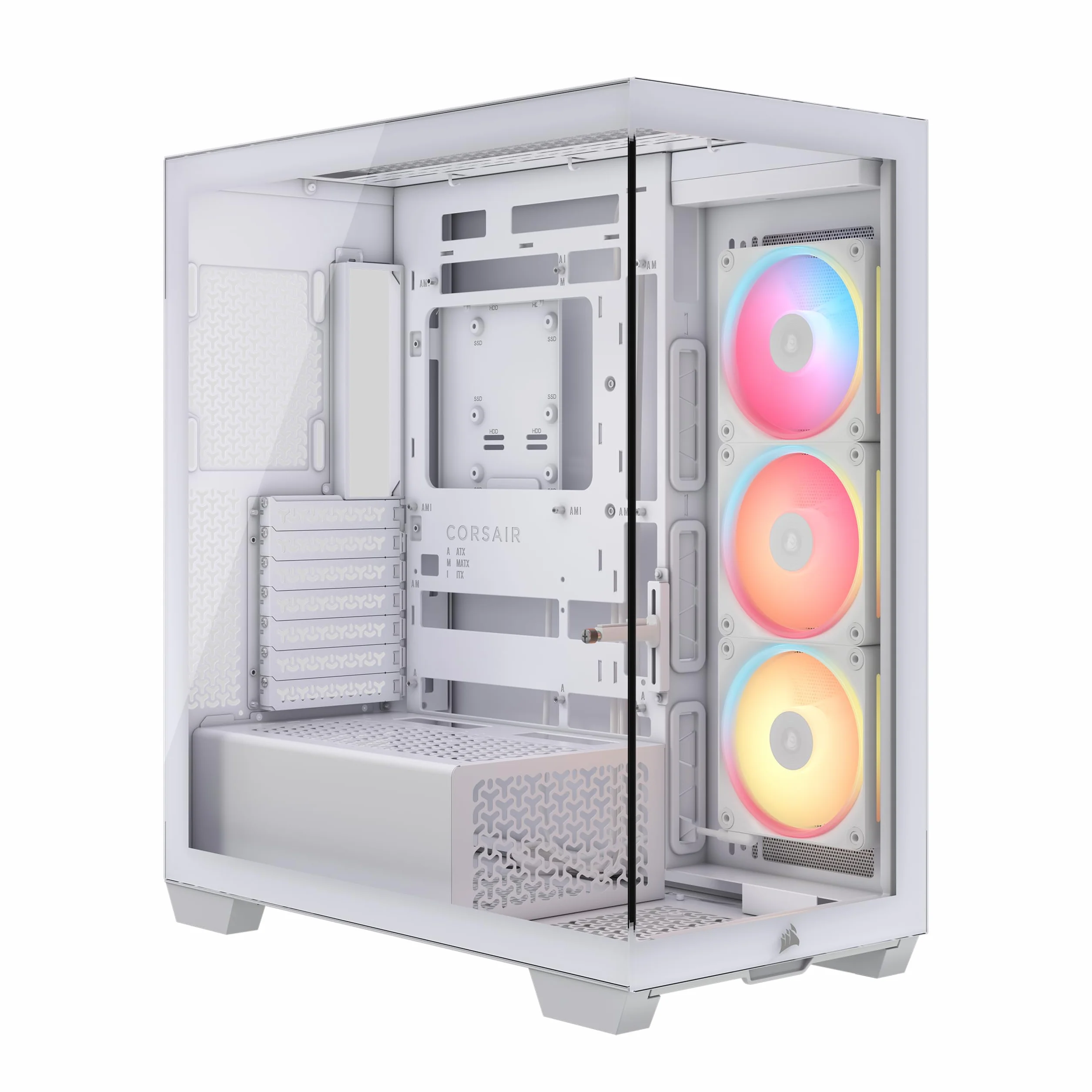 CORSAIR 3500X LX-R RGB iCUE LINK Obudowa PC Mid-Tower z wentylatorami LX120-R RGB