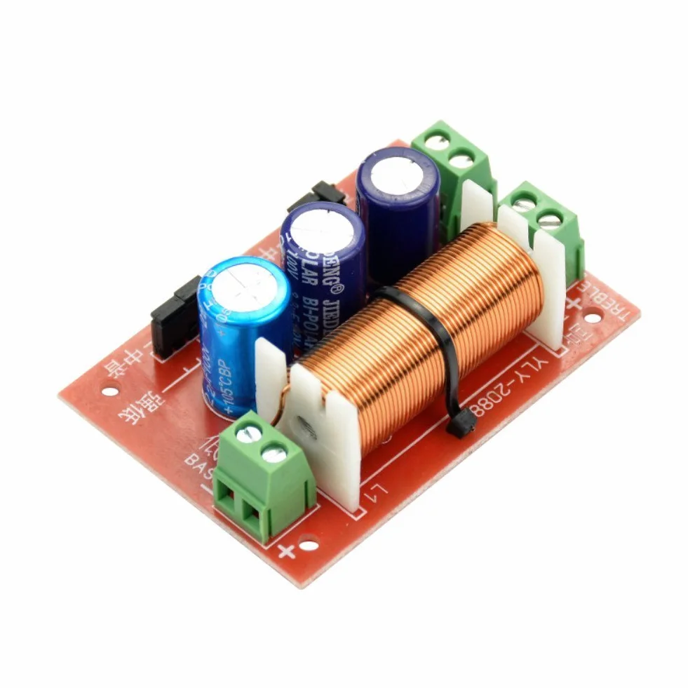 DollaTek 400W Regulowany wielog?o?nikowy filtr zwrotnicy tonów wysokich/basów 2-kana?owy filtr zwrotnicy