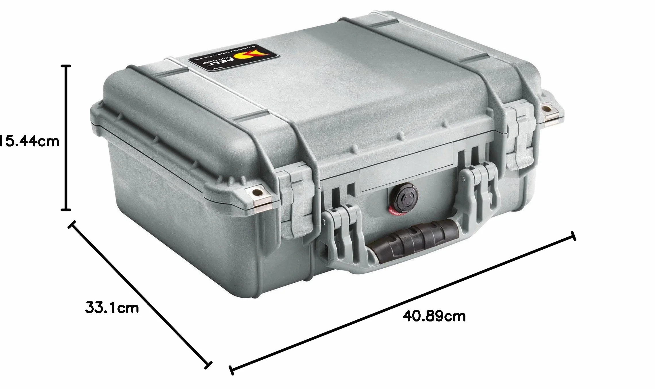 PELI 1450 Skrzynia ochronna IP67 wodoszczelna pyłoszczelna 15 l z wkładką piankową
