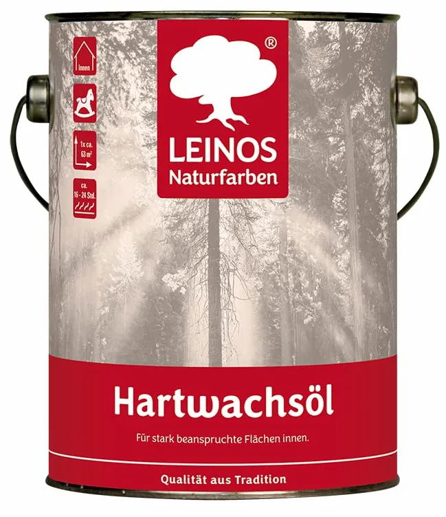 Leinos Olej do twardego wosku 290 200 Neutralizujący surowe drewno 2,5 litra