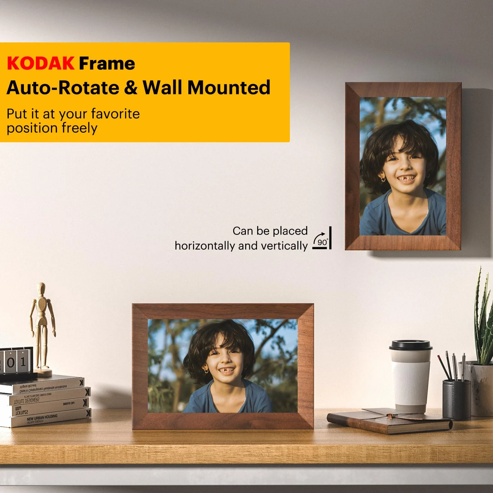 KODAK Cyfrowa ramka na zdjęcia Wi-Fi 10,1" HD IPS ekran dotykowy 32 GB