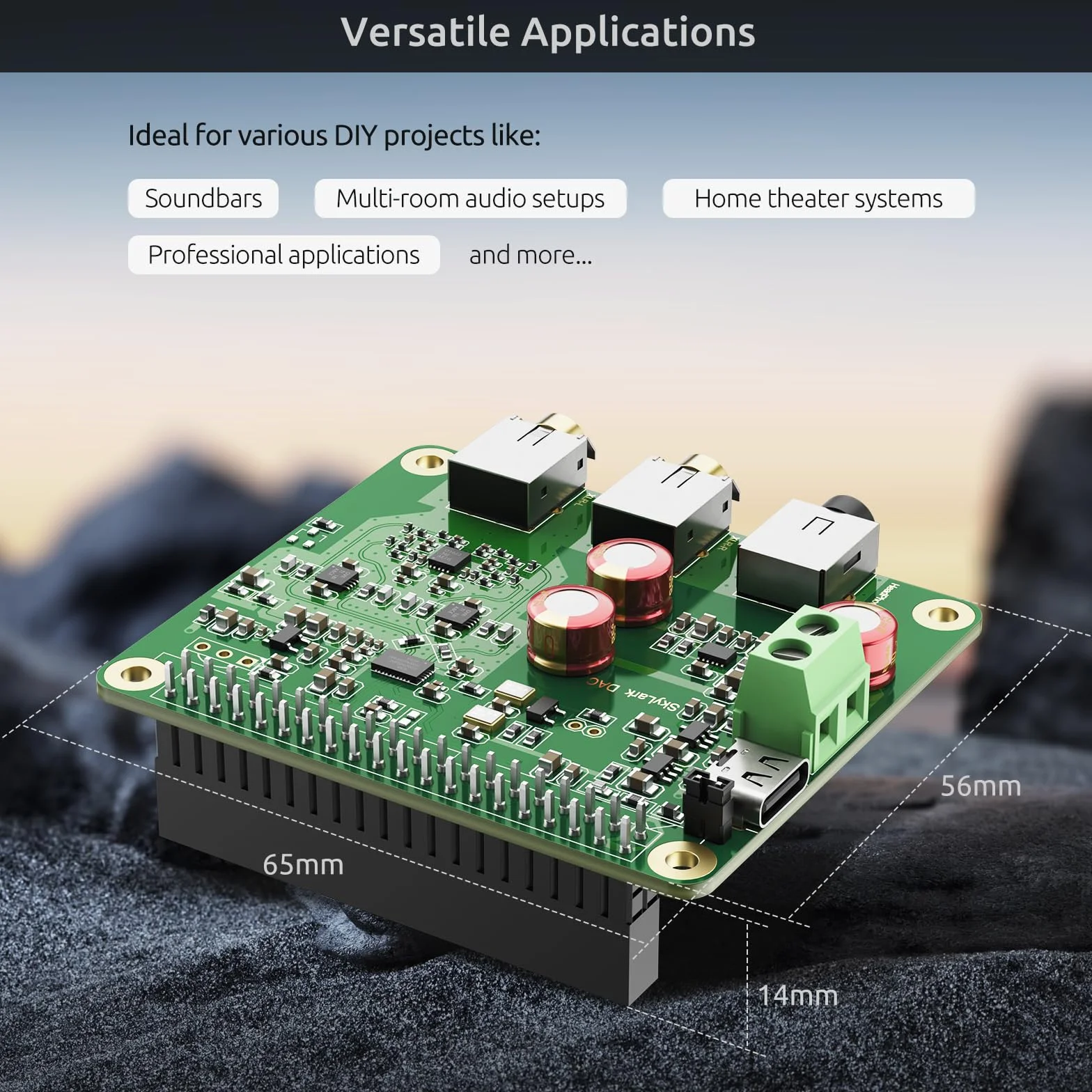 Raspberry Pi HiFi DAC Czapki