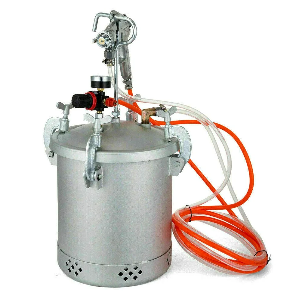 Profesjonalny pistolet natryskowy 10 l, 30 PSI z dyszą 3,0 mm, pistolet lakierniczy, pojemnik na farbę, system lakierowania
