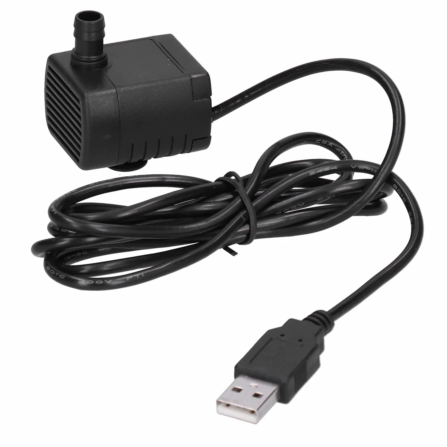 Mini Pompa do Akwarium 230L/H Bezszczotkowa Pompa Głębinowa Wtyczka USB DC 12V Pompa Wodna do Stawu Fontanny Akwarium
