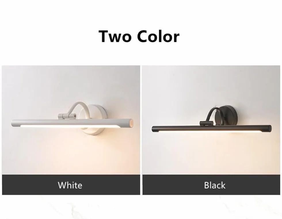 Lampy do lustra Led Przednie Lustro Przeciwmgielne Łazienka Lustro Ścienne Lampa Szafka Łazienkowa Hotel Toaleta Udekoruj Lustro Światło (białe)