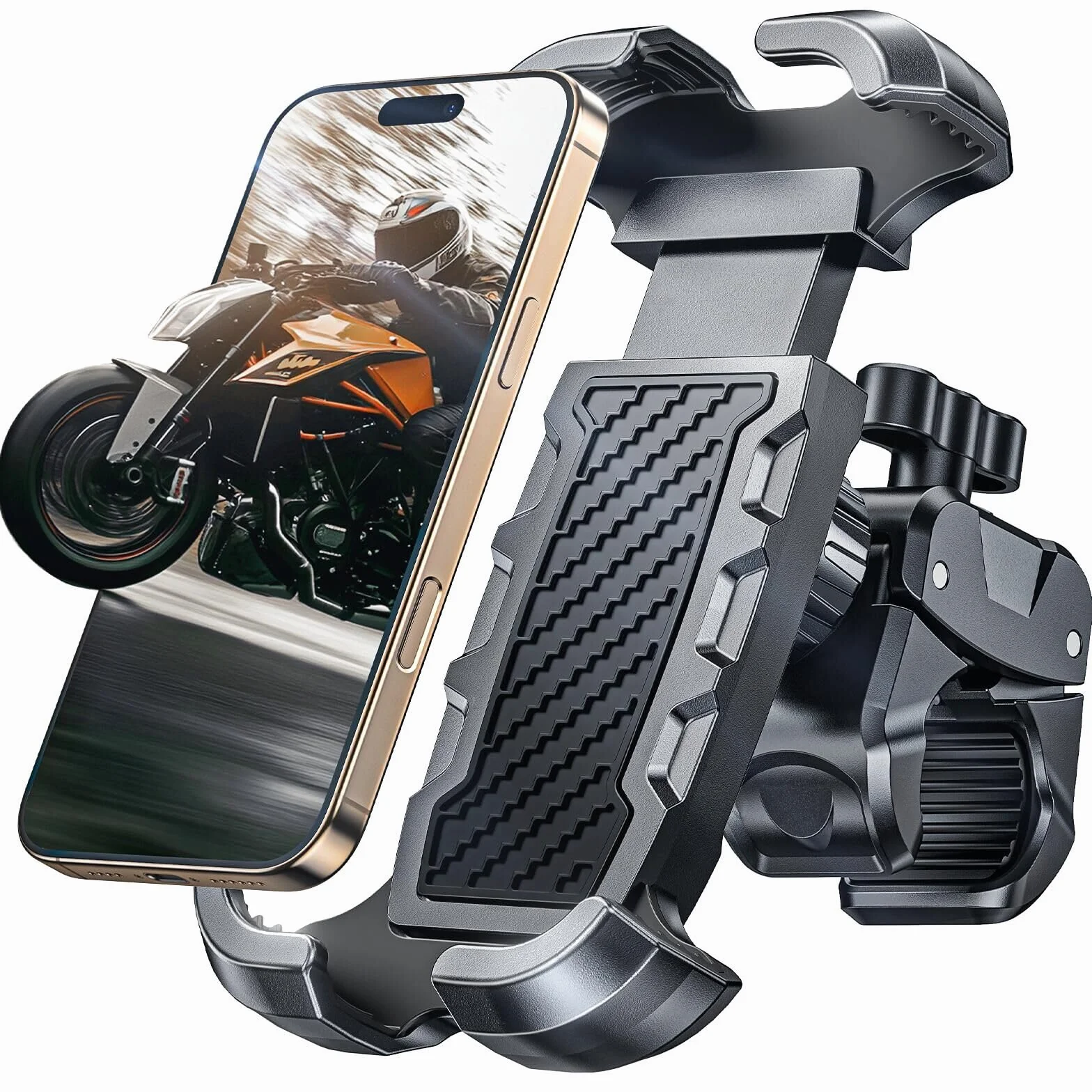 CIRYCASE Uchwyt na telefon rowerowy motocyklowy na kierownicę 4,7"-6,8"