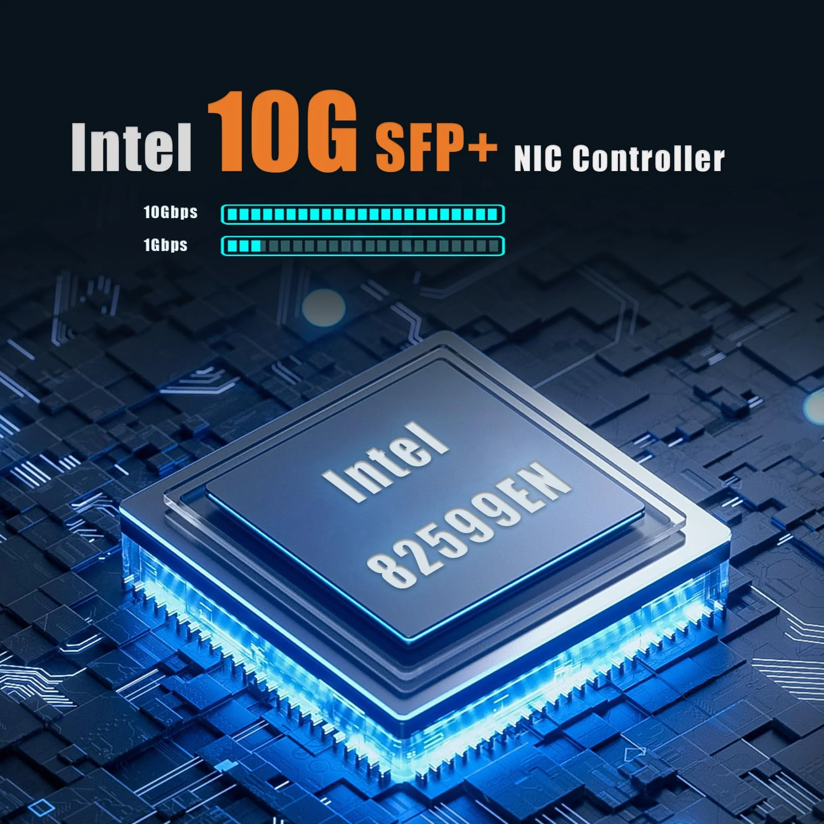 GLOTRENDS ST7315 Karta sieciowa 10Gb SFP+ Intel 82599EN X520-DA1 PCIe x4 niskoprofilowa