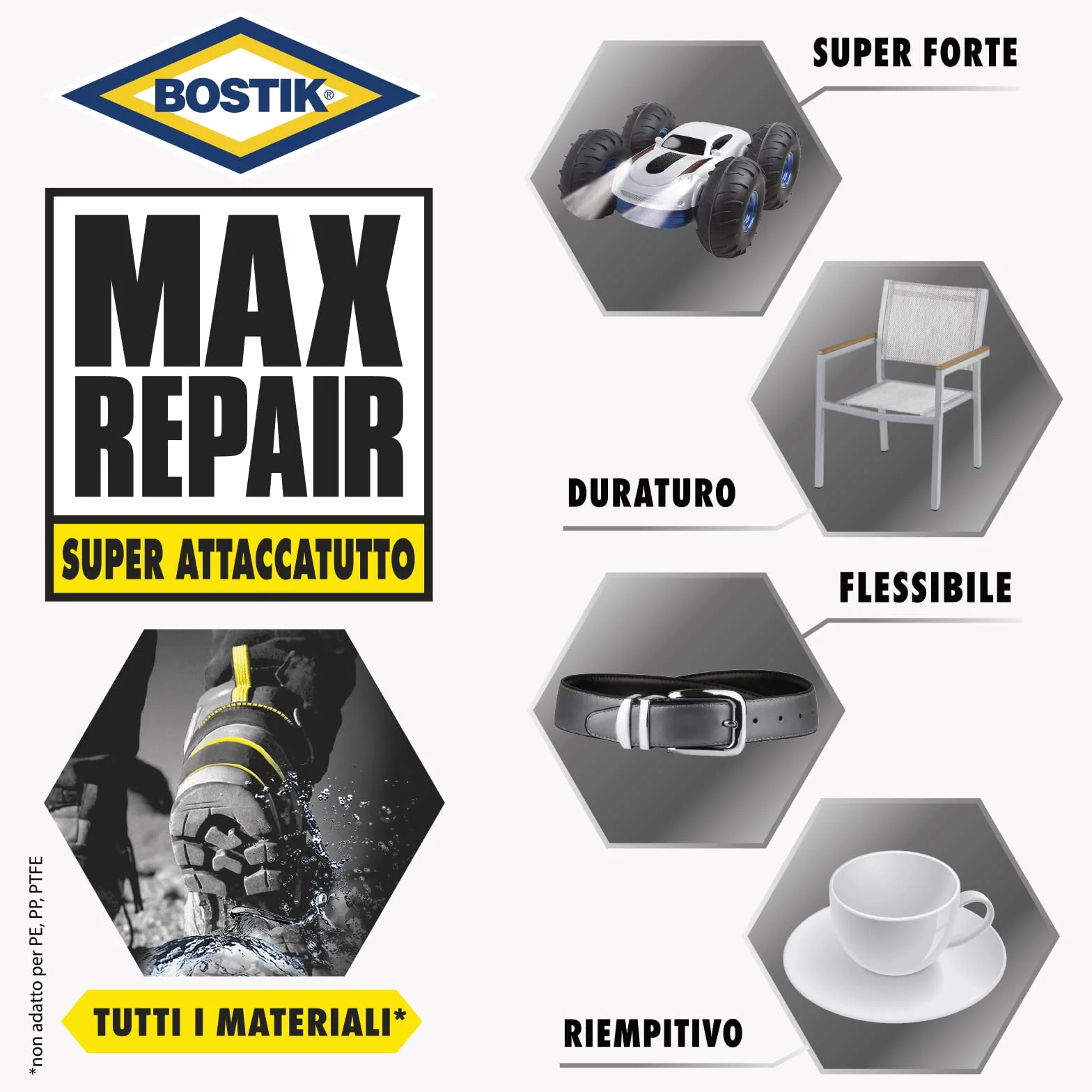 Bostik D2258 Max Repair uniwersalny klej, przezroczysty, 8 g