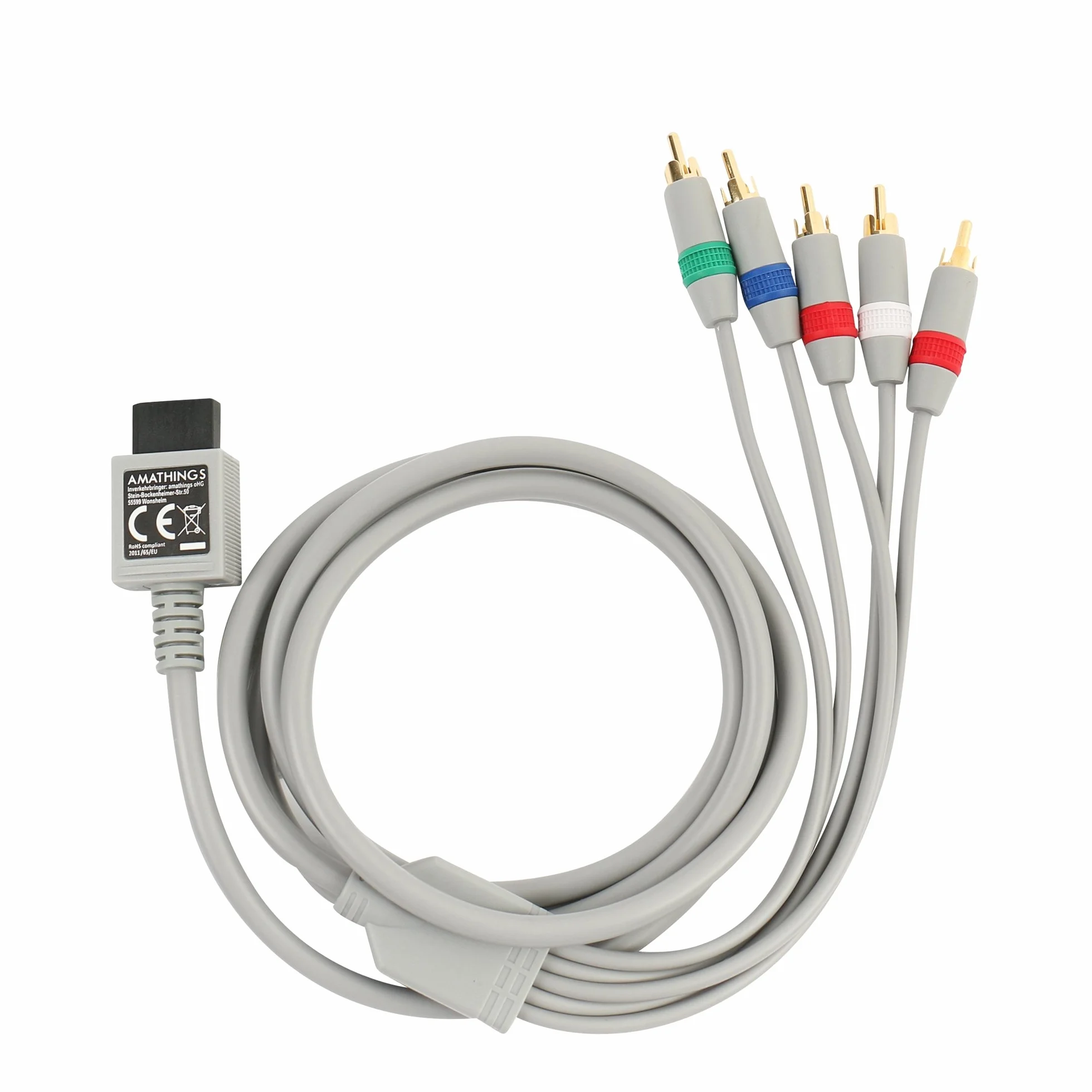 Kabel HDTV YUV Component do Wii i U AMATHINGS