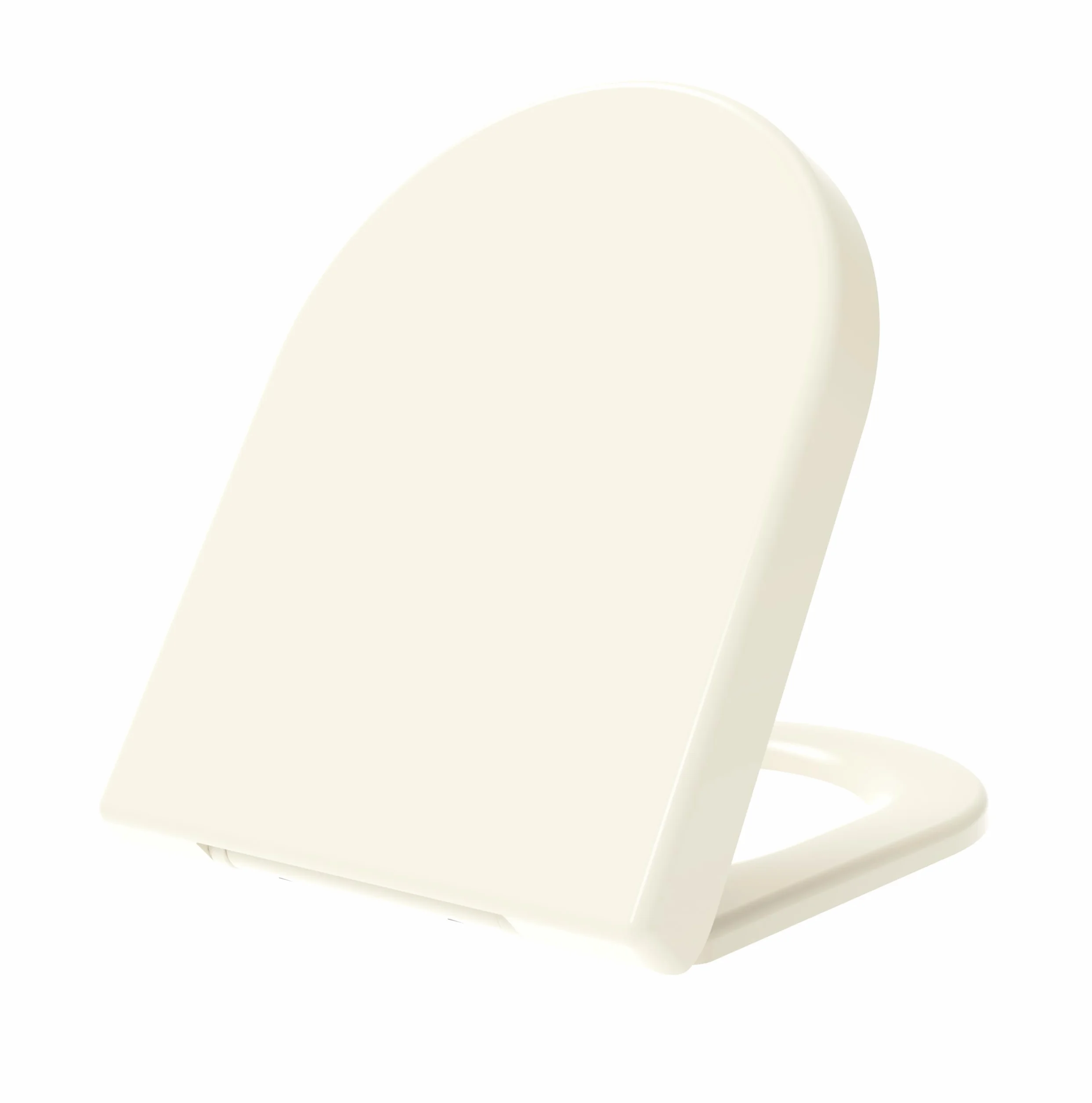 Grünblatt Premium duroplast deska sedesowa wolnoopadająca, zdejmowana do czyszczenia, kolor pergamon (kształt D)
