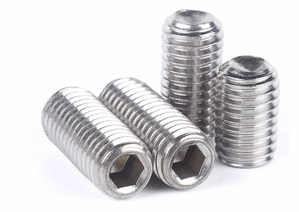 304 materiał zestaw śrub nastawczych Box śruba pomiarowa maszynowa, 12,9 stopni, zestaw śrub o dużej wytrzymałości 12,9 stopni, bezłowa tulejka sześciokątna D, zestaw pudełka: końcówka ze stali nierdzewnej 304 M.