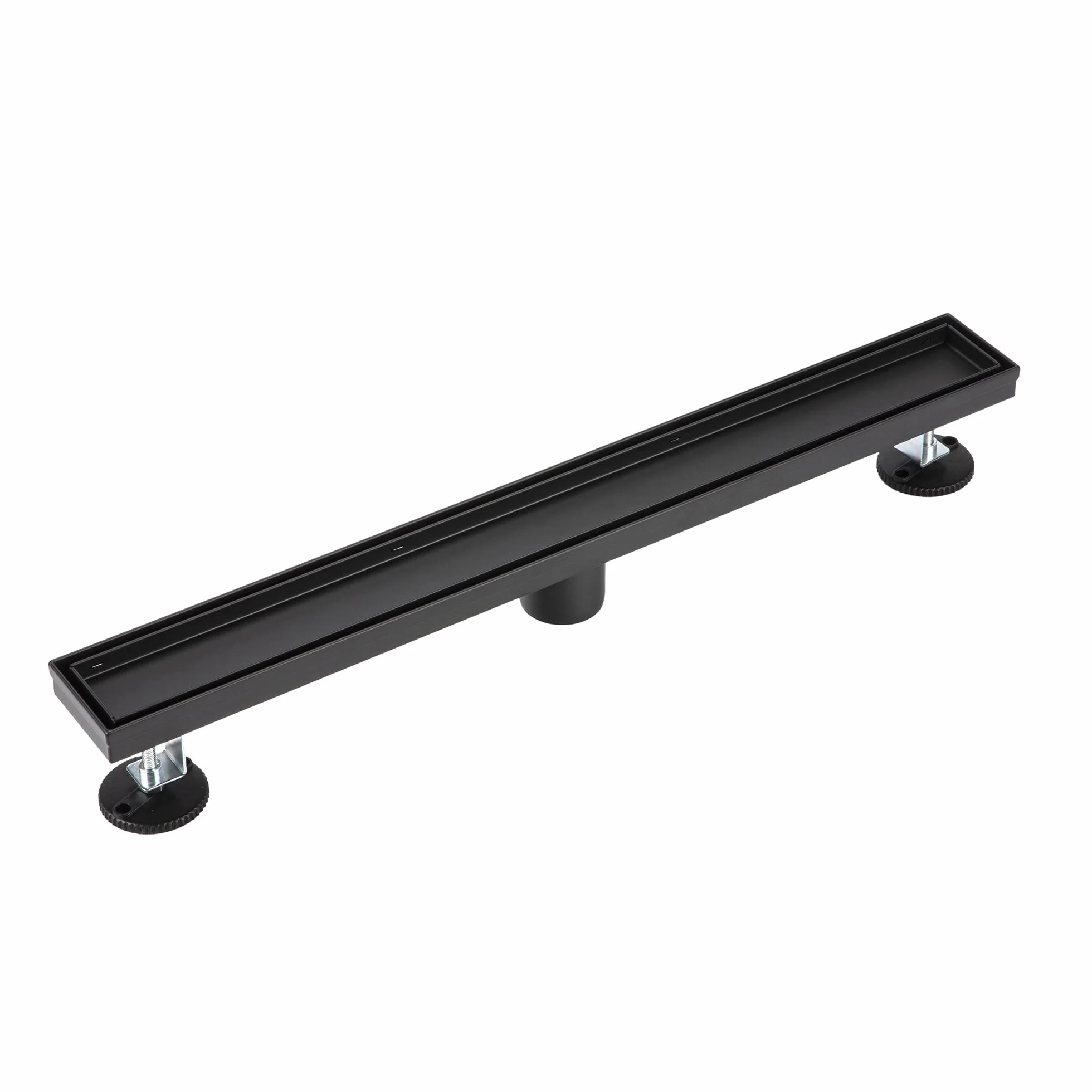 61 cm liniowy odpływ prysznicowy (kolor matowy czarny