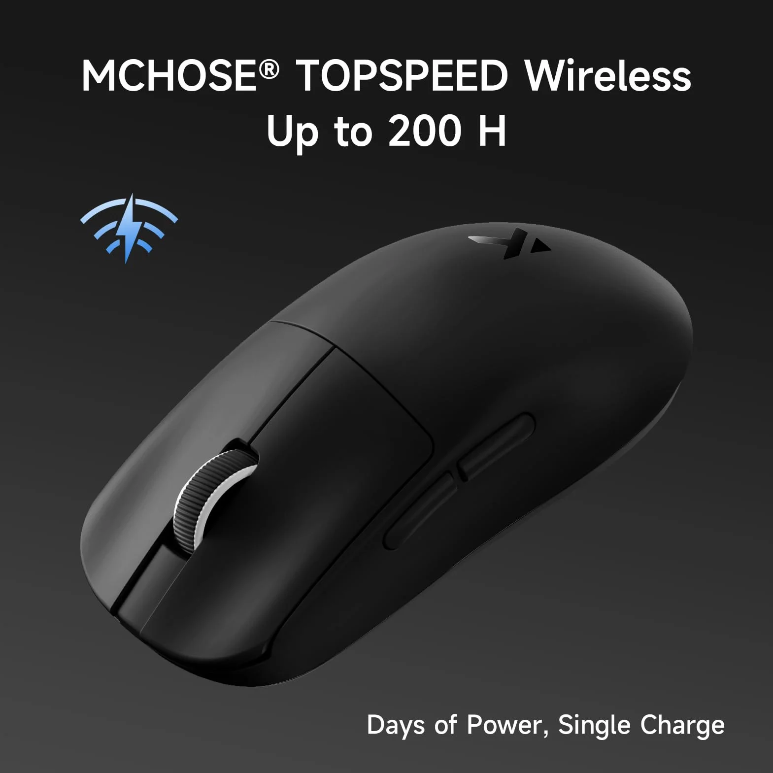 MCHOSE L7 Pro ultralekka mysz do gier 39G, bezprzewodowa 8K, 26000 DPI, 2.4G/BT/USB-C