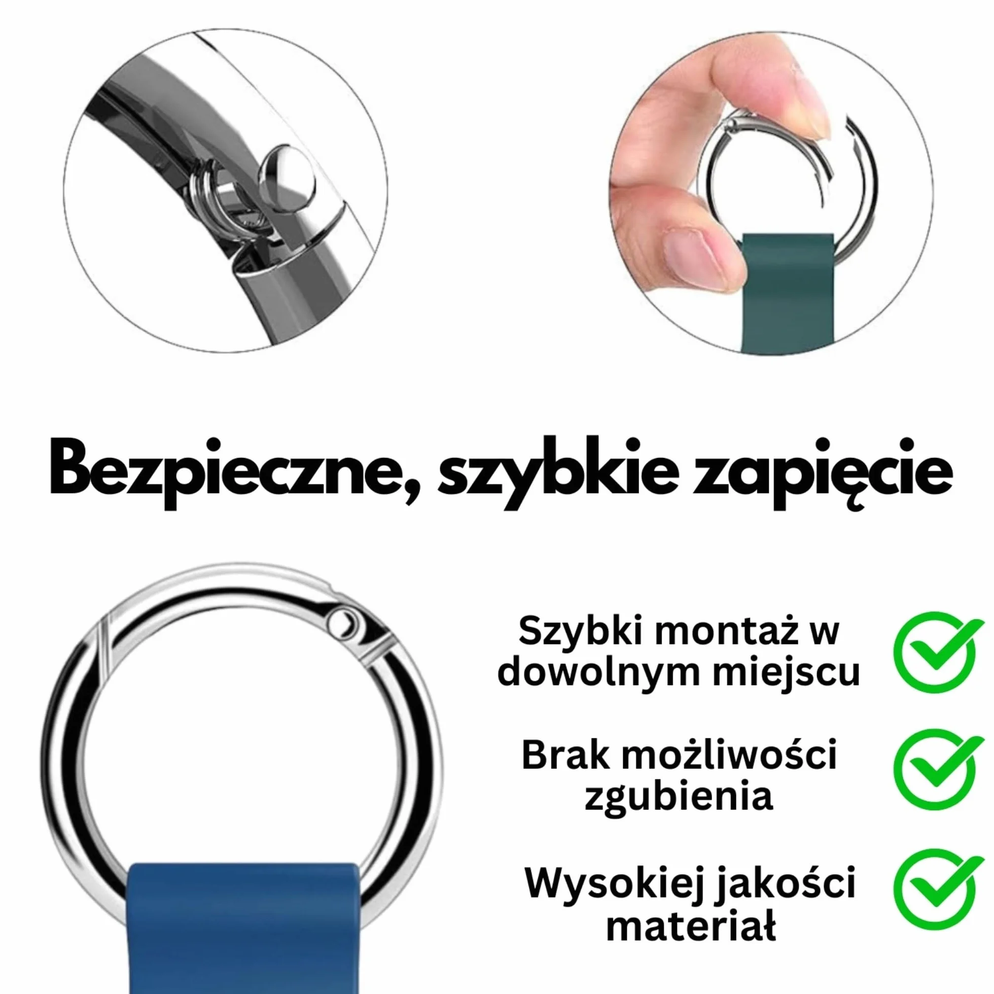 Silikonowe etui Apple AirTag ochronne na klucze brelok odporne na zarysowania