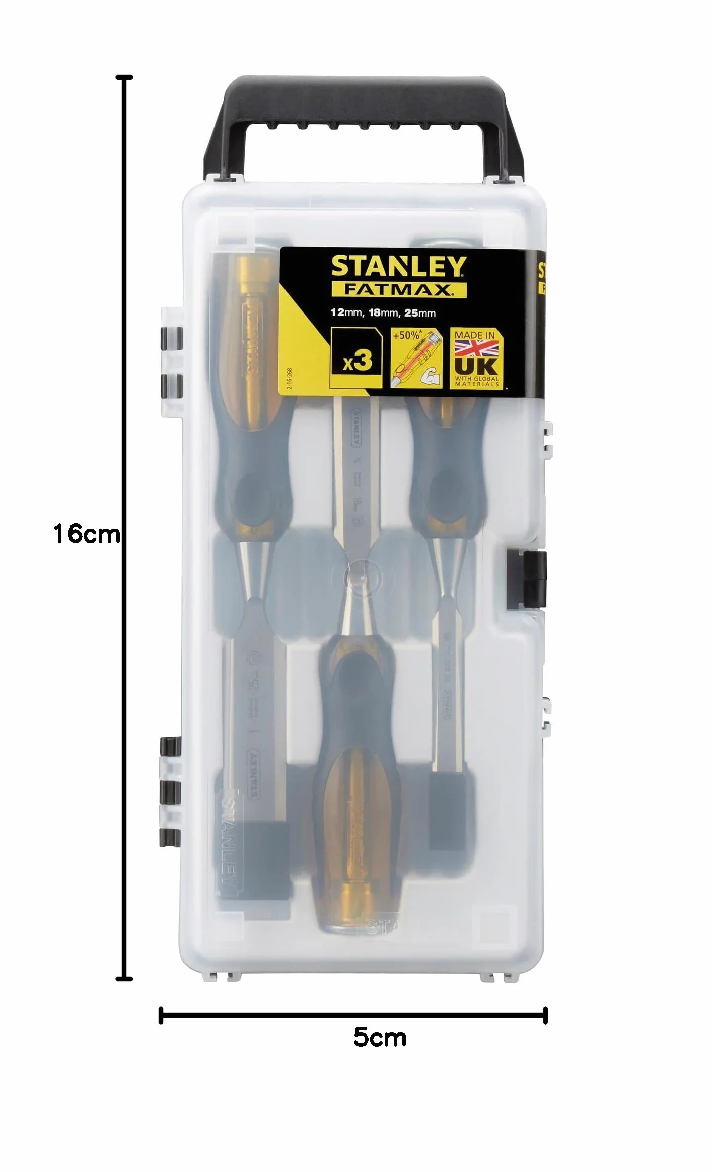 Stanley Dynagrip B/E zestaw dłut (3) IMP
