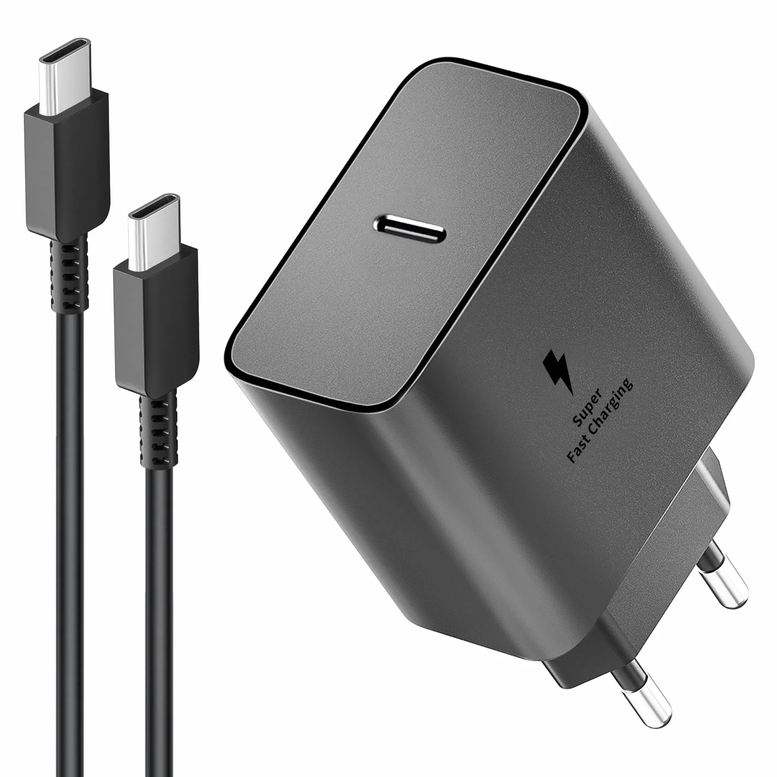 Ładowarka USB C 45 W Szybka Ładowarka Kompatybilny z Samsung Galaxy S25 S24 S23 S22 S21 S20FE S10 S9 S8 A55 A54 A53