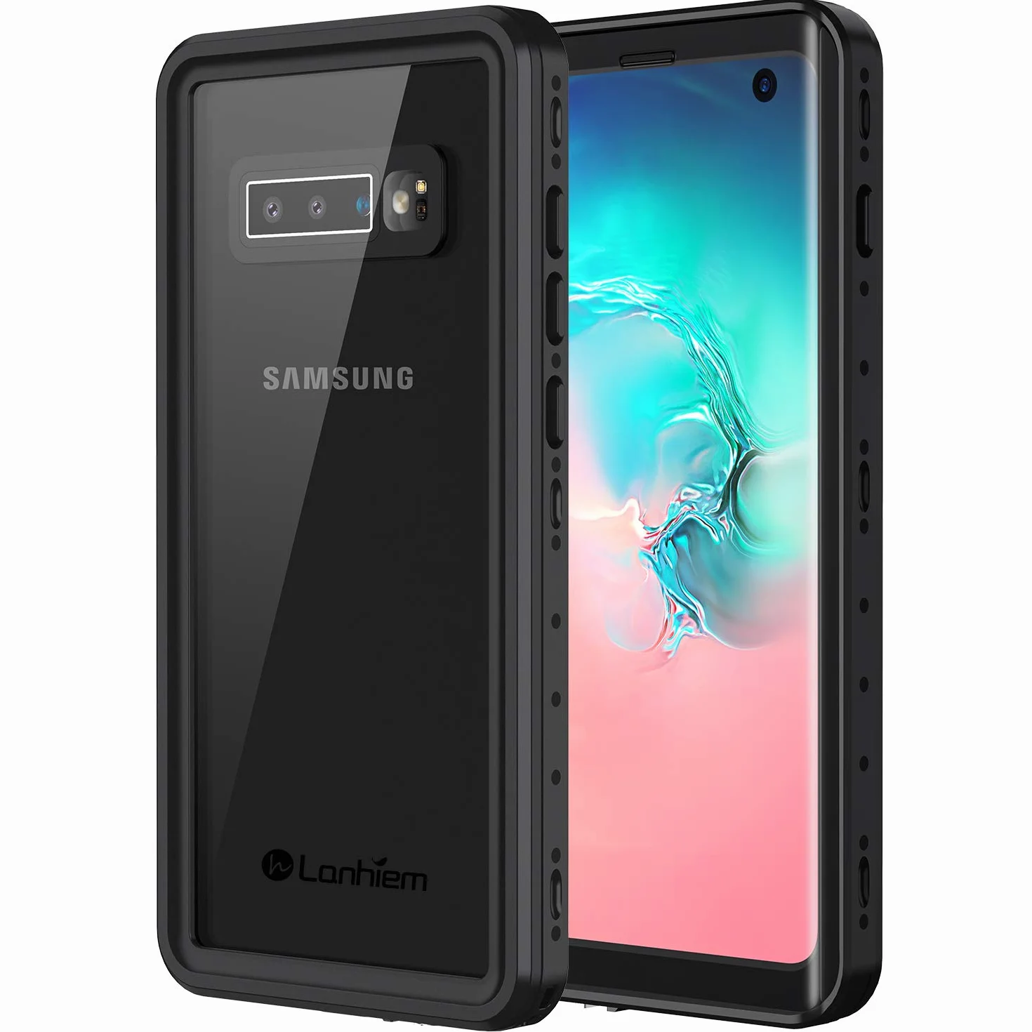 Naklejki na skaner linii papilarnych do Samsung S10 S10+ etui 3 sztuki
