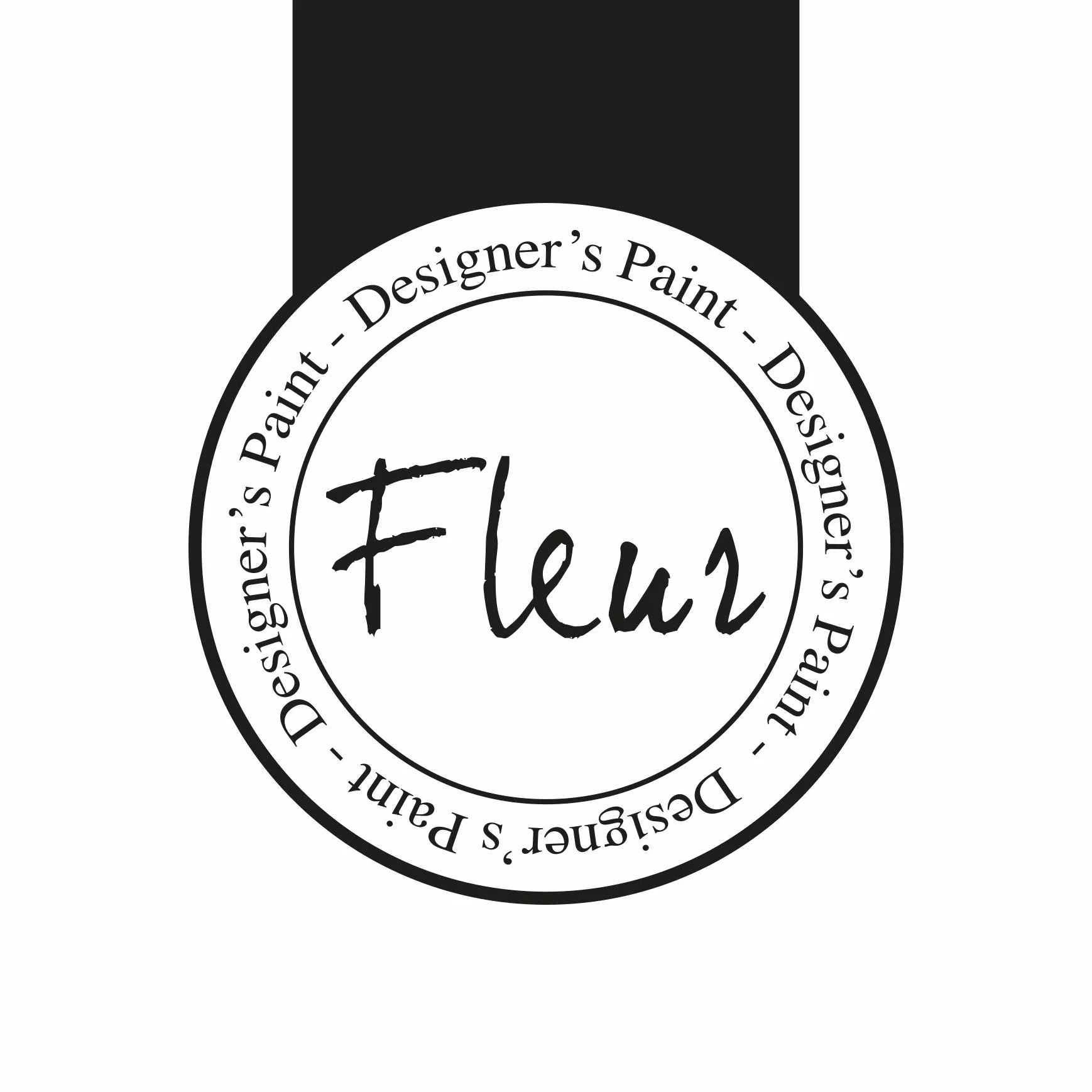 Fleur Paint 12021 - farba mineralna na bazie wody, 130 ml, kolor: Cherry Lips