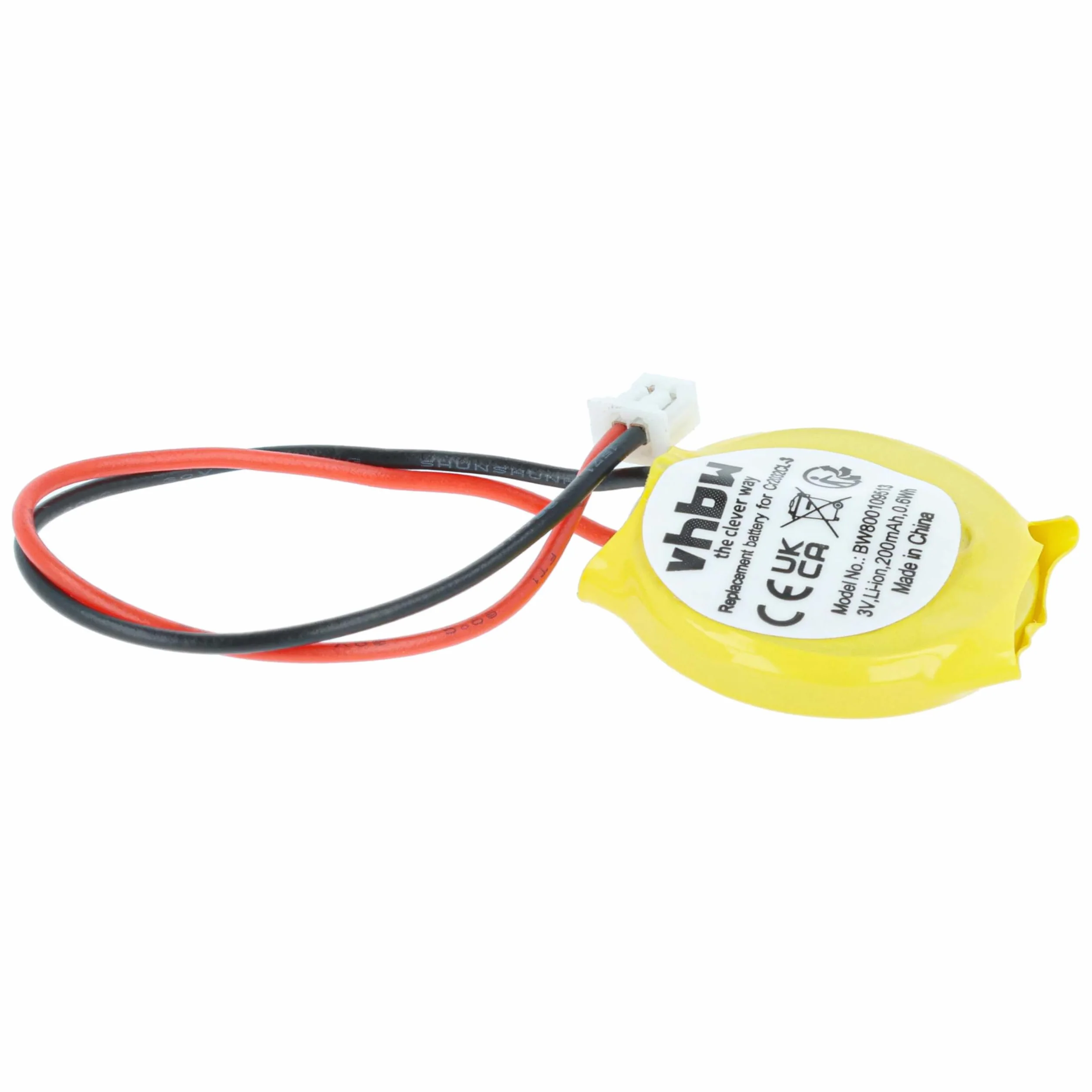 vhbw Bateria BIOS kompatybilna z notebookiem komputerowym Lenovo ThinkPad T420si, T430s, T430si, T431s (200mAh, 3V, Li-Ion)