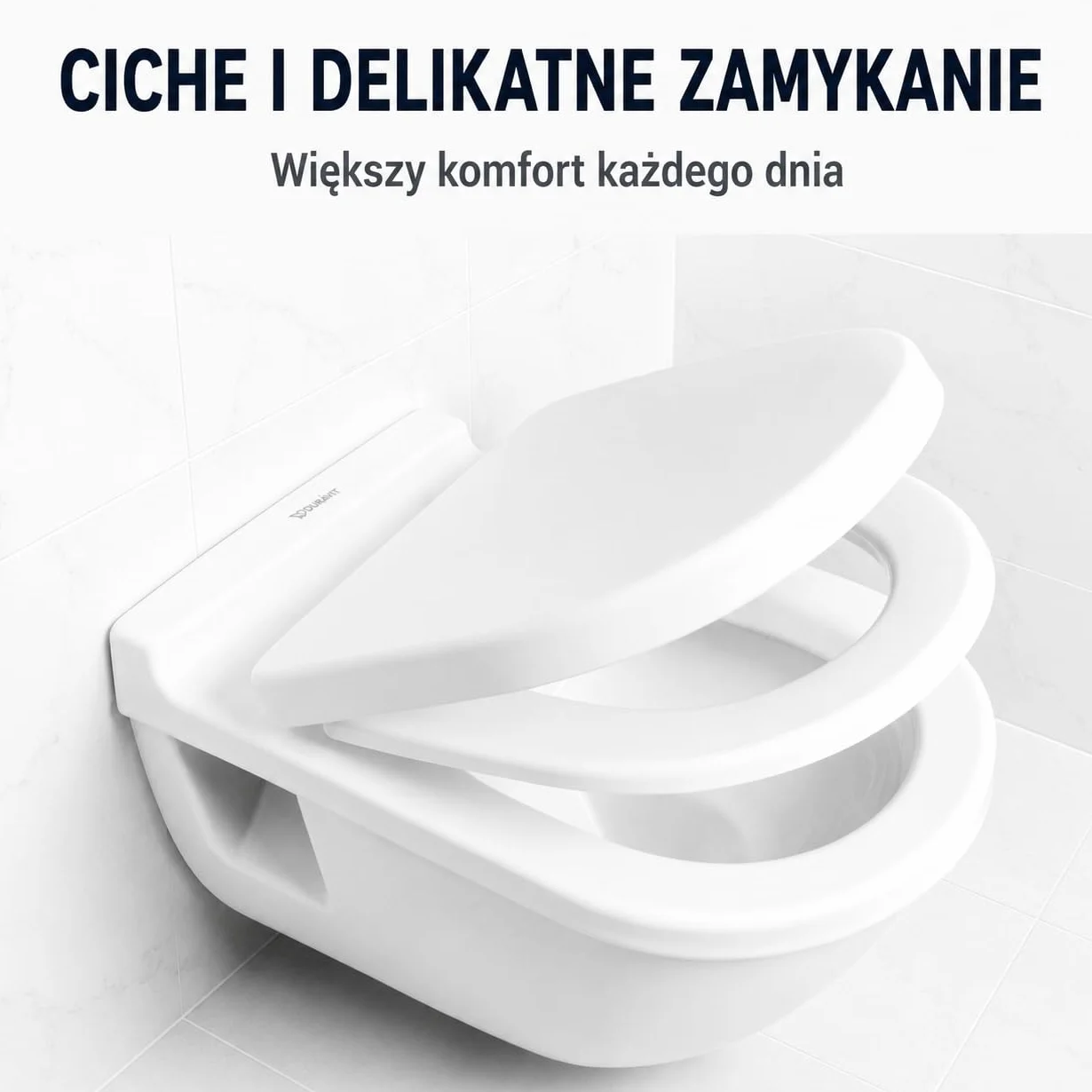 Bullseat wolnoopadająca deska sedesowa z duroplastu, biała