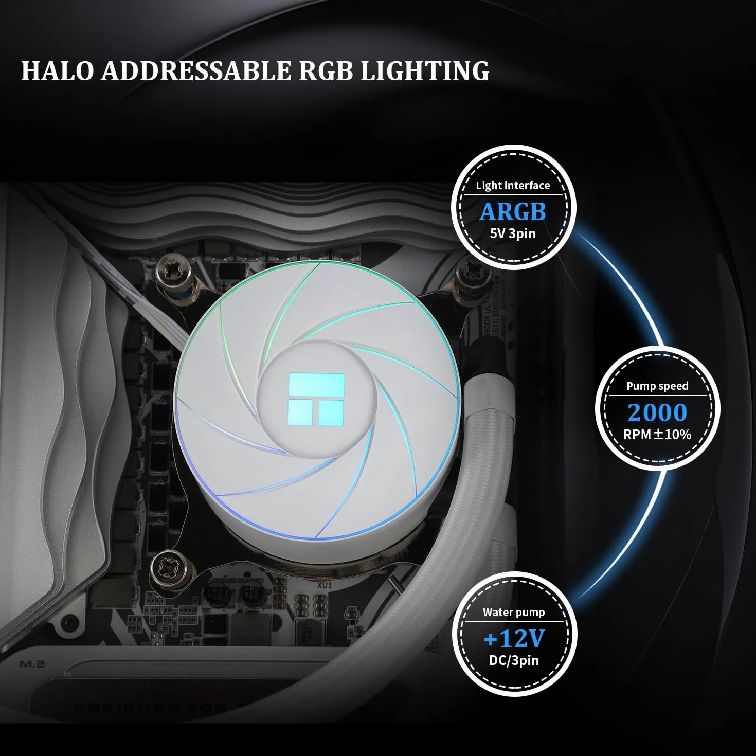 THERMALRIGHT Aqua Elite 360 Biały ARGB V2 chłodziarka wodna 360mm Aio 3x wentylator PWM TL-S12W ARGB AM4 AM5 Intel LGA1150 1151 1155 1156 1200 2011 1700 1851