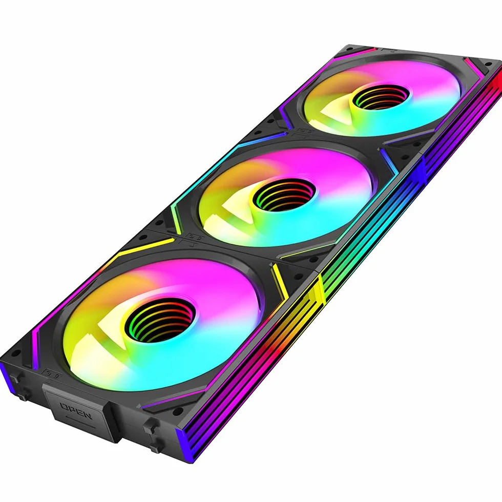 TZMRIT Interstellar-V2 Uni Fan Wentylator z odwróconym przepływem, czarny, 120 mm PWM aRGB