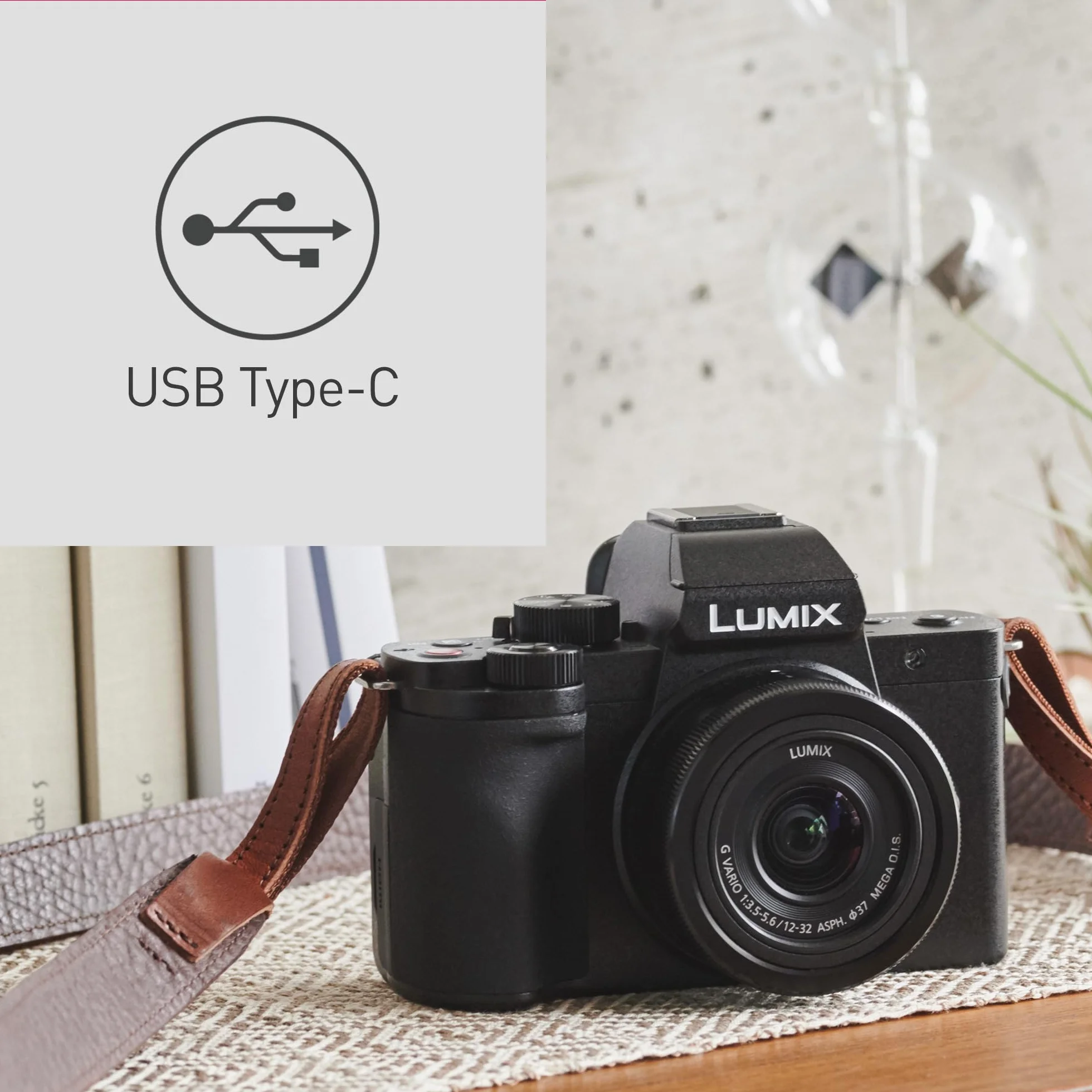 Panasonic Lumix DC-G100DVEGK Mikro kamera bez lustra 20.3MP 4K 30p FHD 60 z obiektywem 12-32mm F3.5-5.6