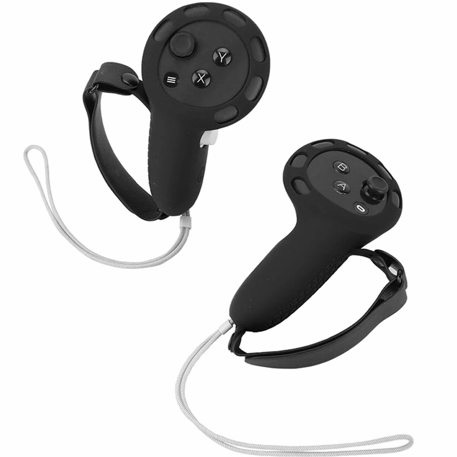 Meta Quest 3 silikonowa osłona uchwyt regulowane paski na kostki VR akcesoria