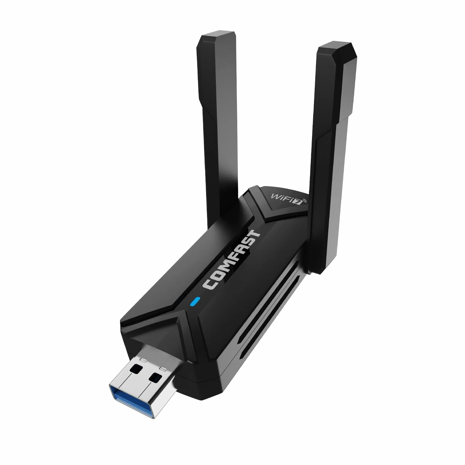 MMOBIEL Wifi 7 Adapter USB BE6500 Tri-Band 6452 Mbps z USB 3.0 WPA3 4K-QAM Do PC Laptopów