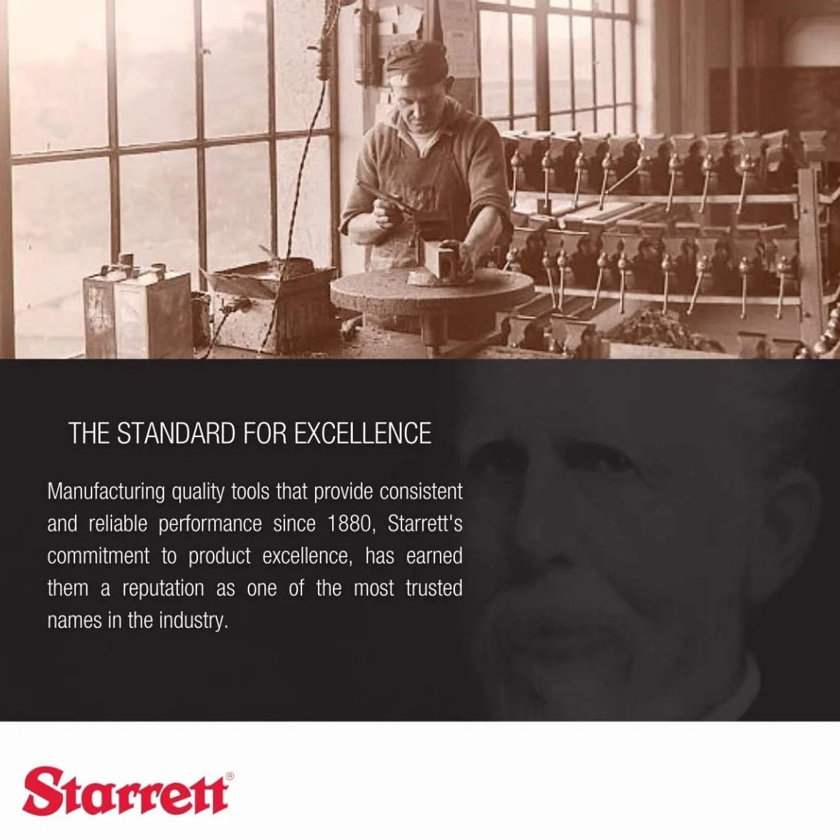 Starrett S565WB 8-częściowy zestaw wykrawaczy do zawleczek, średnica sworznia 1/16"-5/16", długość całkowita 4", w walizce z tworzywa sztucznego