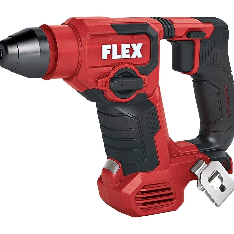 Flex Akumulatorowy młot udarowo-obrotowy 12 V FHE 1-16 12-EC (kompaktowy i wydajny, elektroniczny hamulec szybki, ze światłem LED, silnik bezszczotkowy) 531709