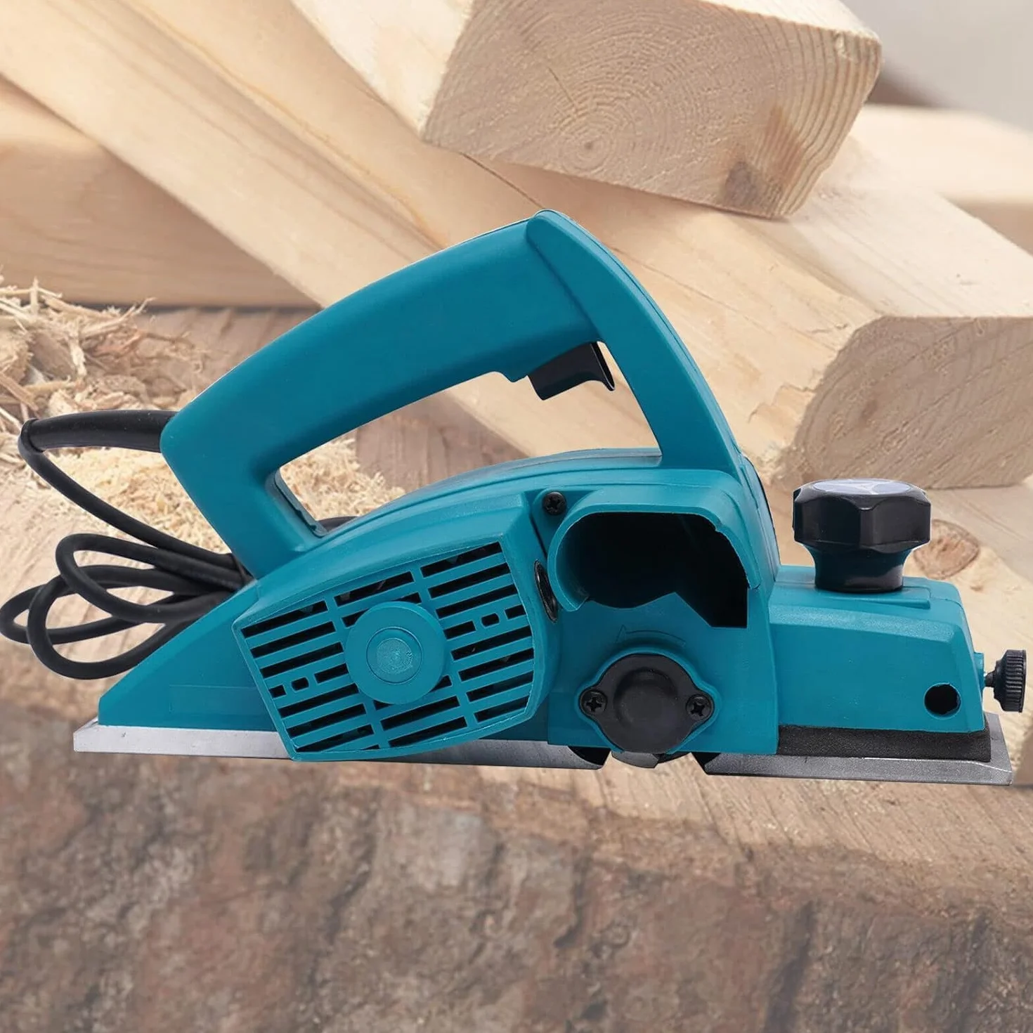 800w Elektryczna Strugarka Do Drewna Strug Drzwiowy Ręczne Urządzenie Do Obróbki Drewna Diy Dla Stolarzy Do Szlifowania I Cięcia