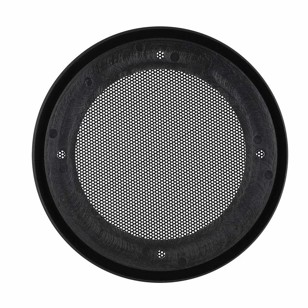 Osłony głośników 4-calowe metalowe grille subwoofera czarne