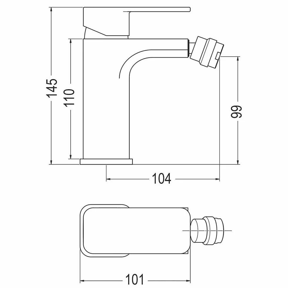 Llavisan L152454 - bidet bateria mieszająca