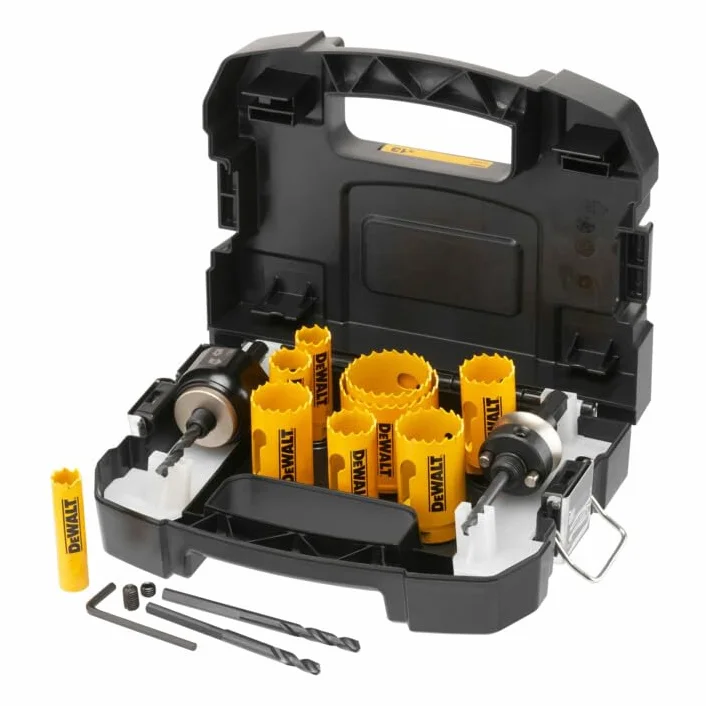 BIM DEWALT zestaw otwornic, 11 szt.