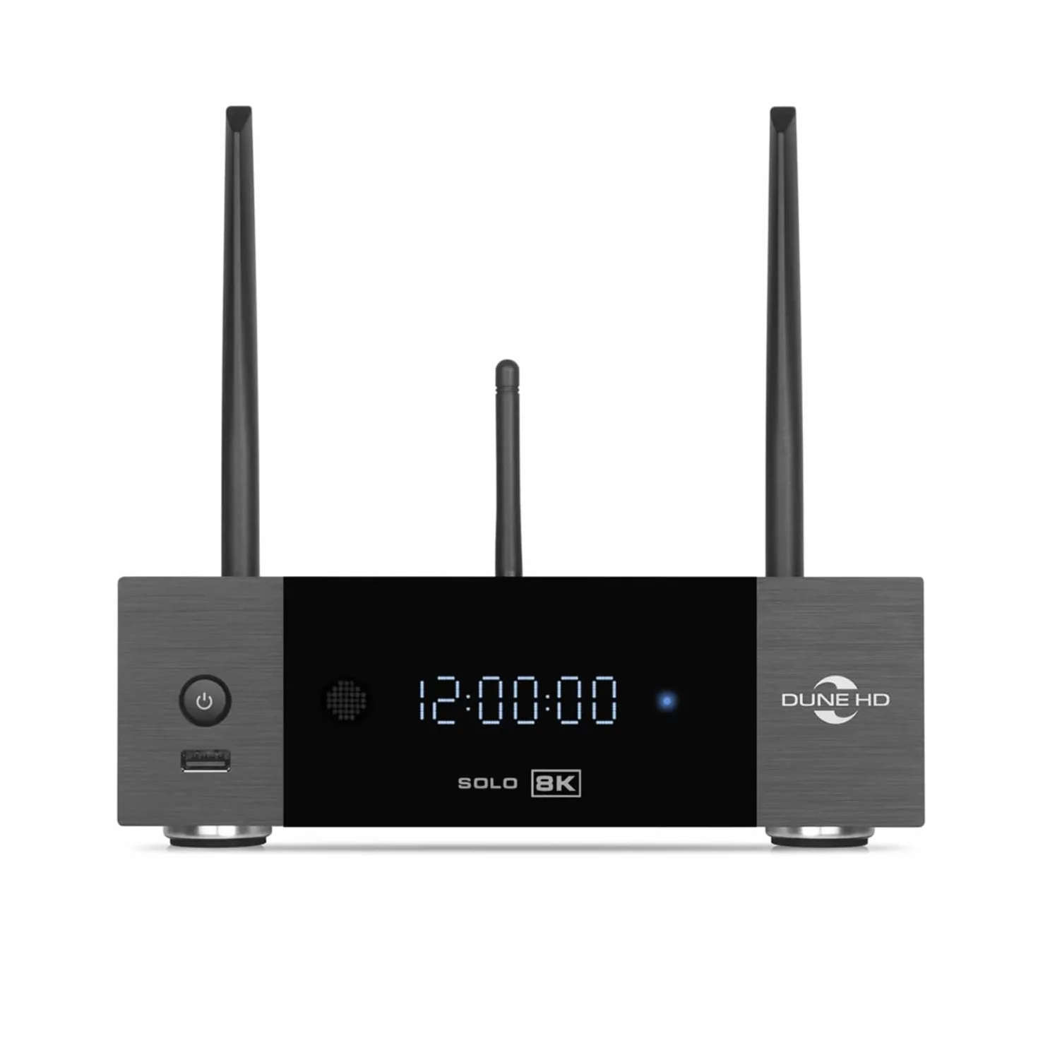 Dune HD Solo 8K, Media Player, Android Box, Dolb Visio, Atmo, S928X-K/J, HD-Audio, HDMI, 2.1a, BT 5.2, WiFi6, 1Gbit, USB 3.0, 8GB / 64GB, 3.5 HDD rack, Optical/Coaxial S/PDIF, 8Kp60, 4K, 1080p