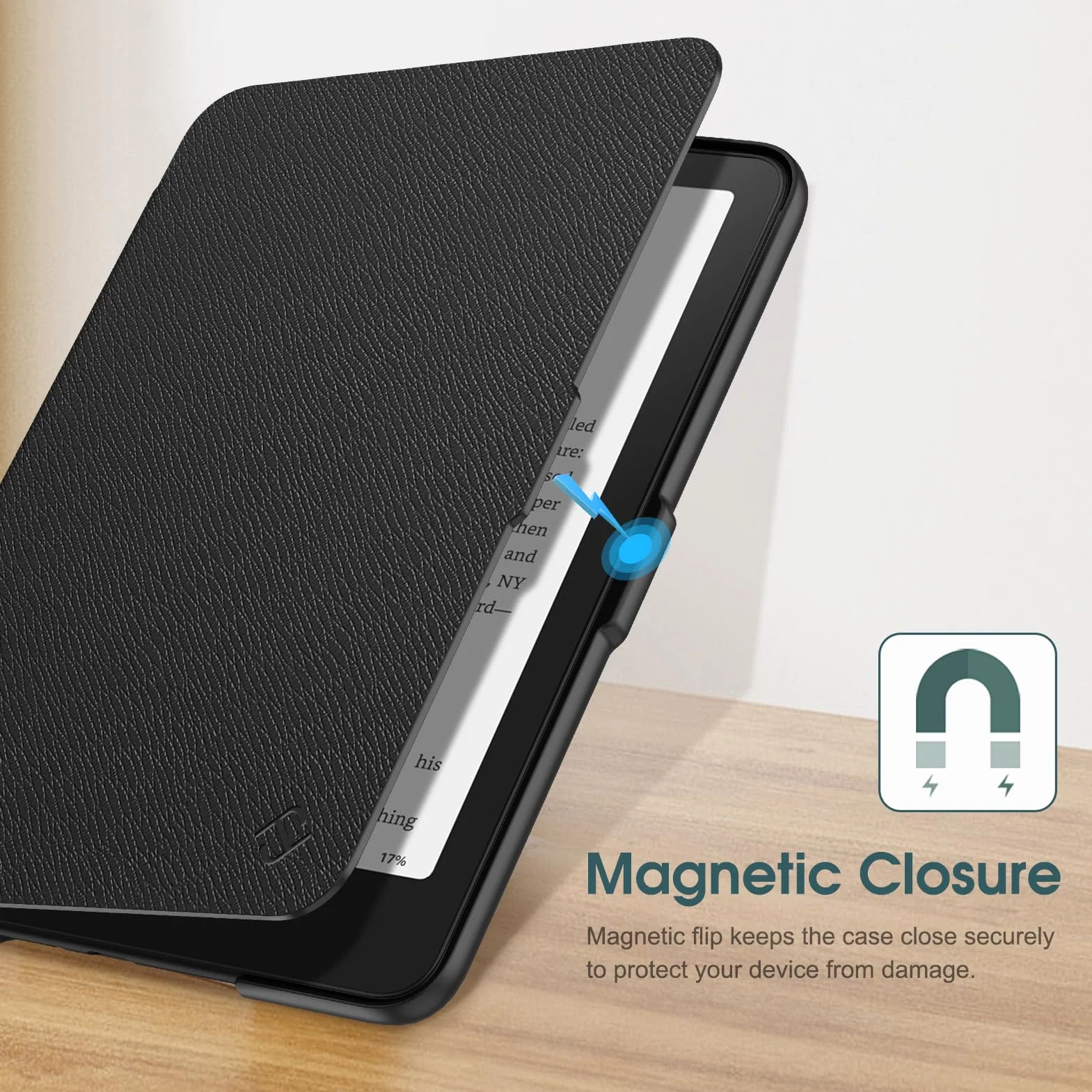 Fintie Etui do Kindle Paperwhite 12. generacji 2024 i Kindle Colorsoft Signature Edition 1. generacji, Lekkie Etui Ochronne z Automatycznym Uśpieniem, Czarne
