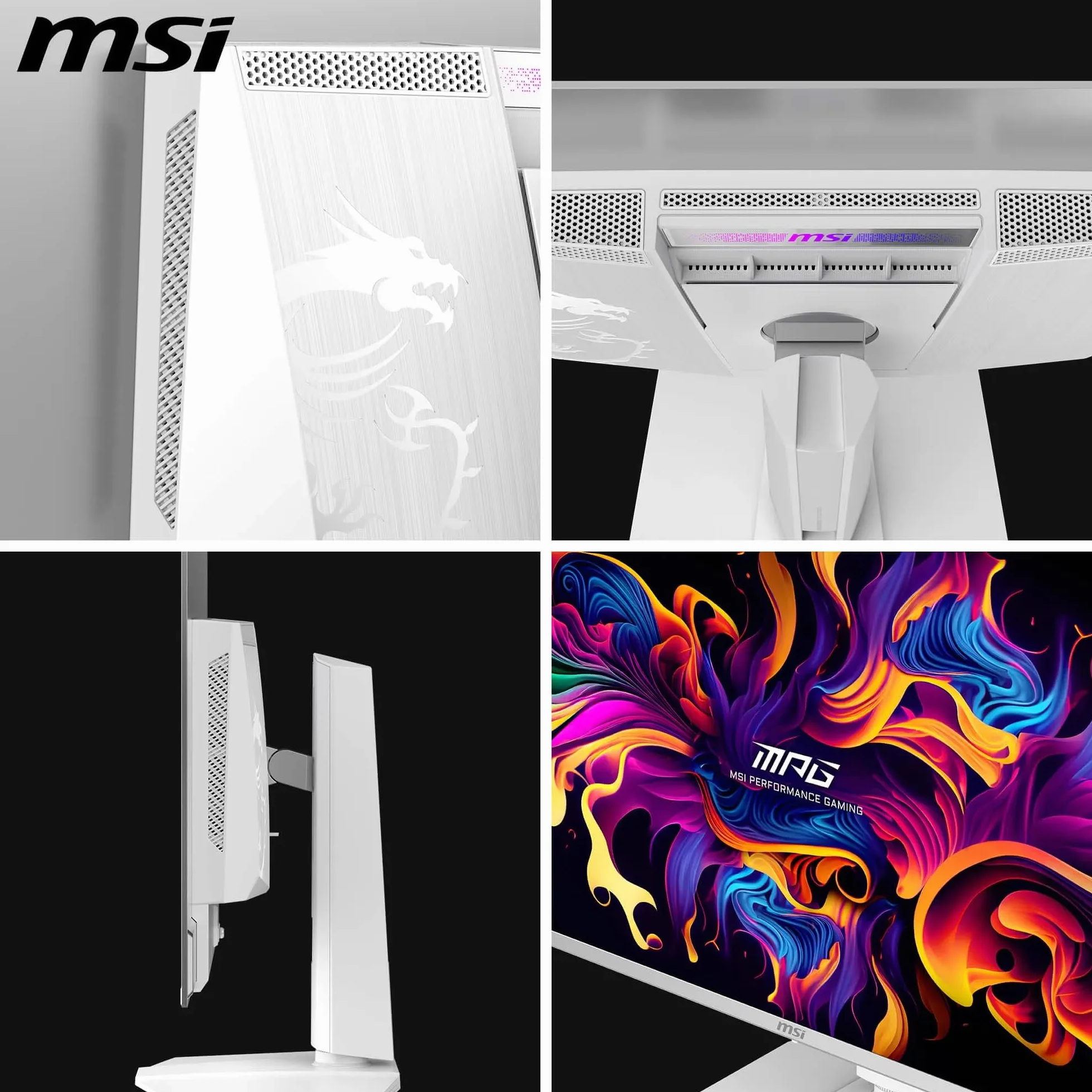 MSI MPG 321URXW QD-OLED 31,5 cala 4K UHD 240Hz 0,03 ms Gaming Monitor