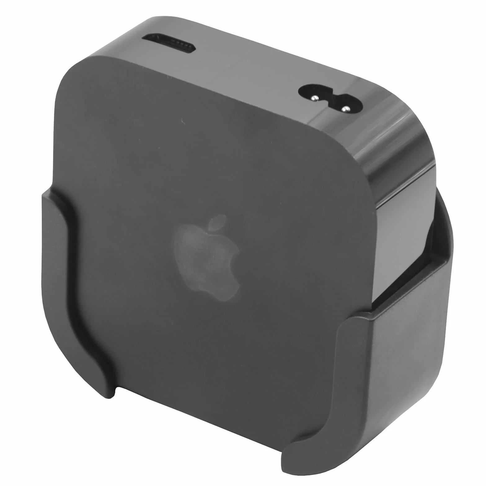 Apple TV 4K 2022 Uchwyt ścienny Czarny Silikonowy Futerał Ochronny na Pilota