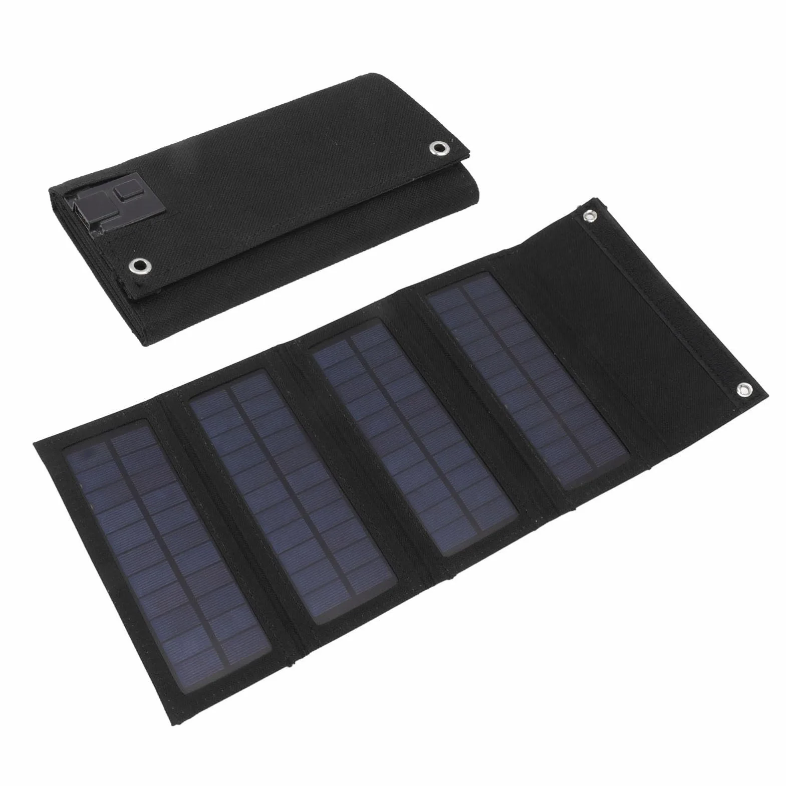 Przenośna ładowarka słoneczna 40W Składana monokrystaliczna USB do pieszych wędrówek kemping