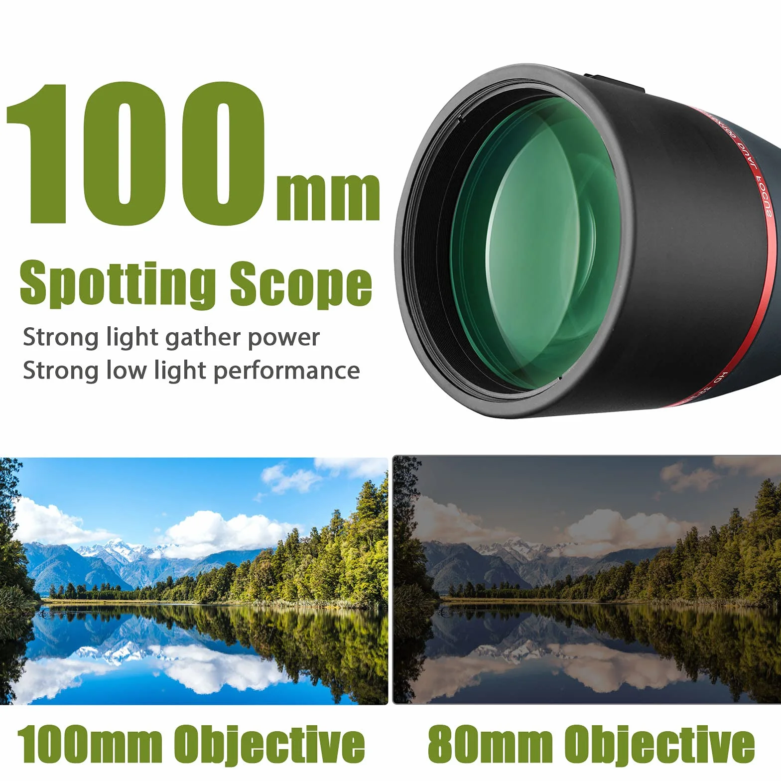 Svbony SV406 Luneta Dual Focus 20-75x100 HD Wodoodporna Do Obserwacji Ptaków