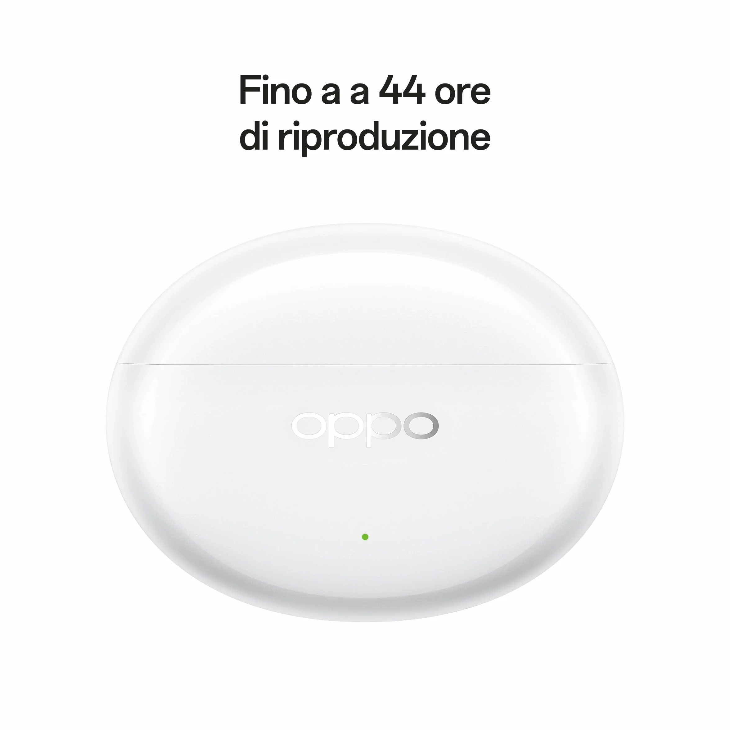 OPPO Enco Air4 Pro True Wireless, 44 h, sterownik 12,4 mm, Bluetooth 5.4, redukcja szumów AI, IP55, biały