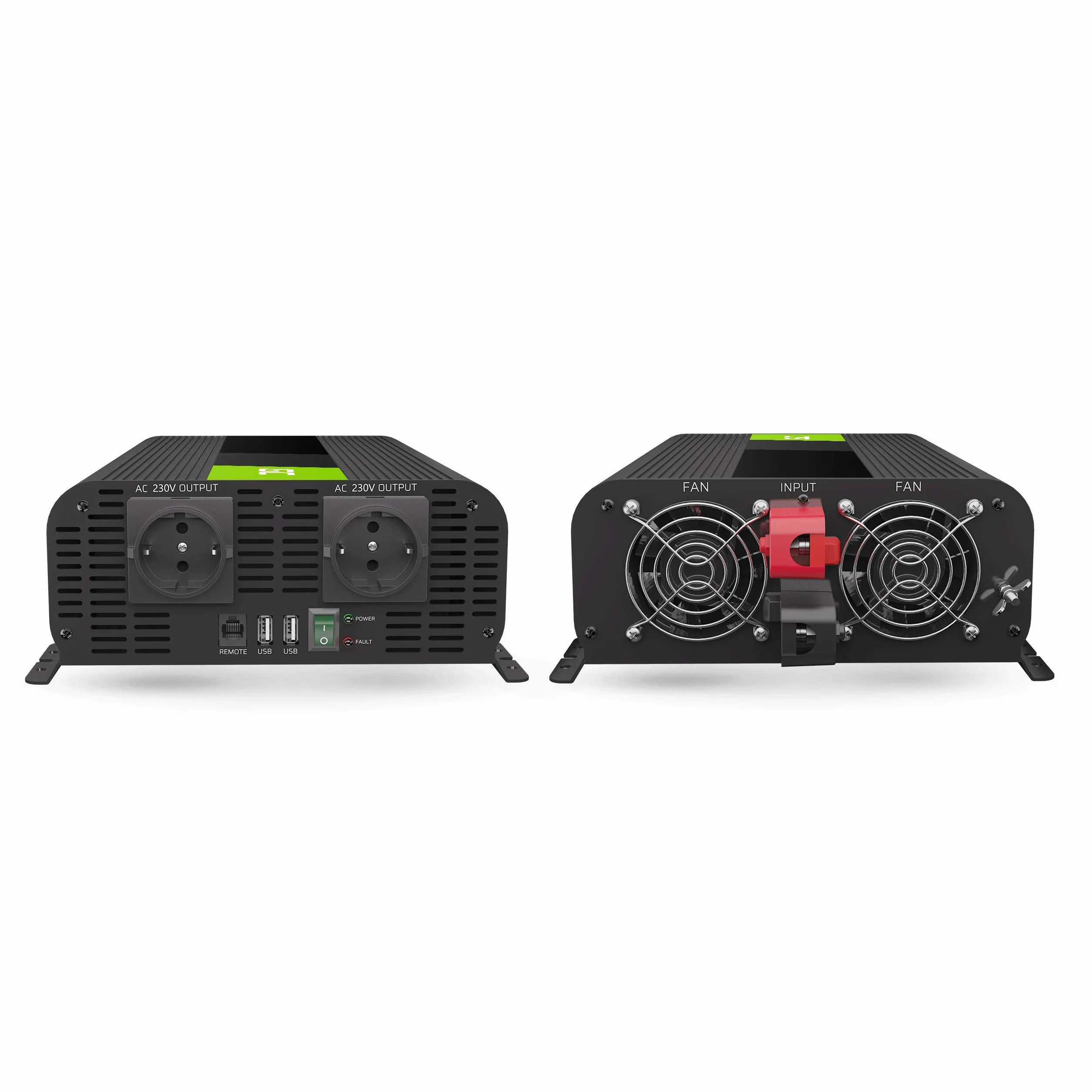 Green Cell PRO 2000W/4000W 12V do 230V Przetwornica Czysty Sinus Inwerter