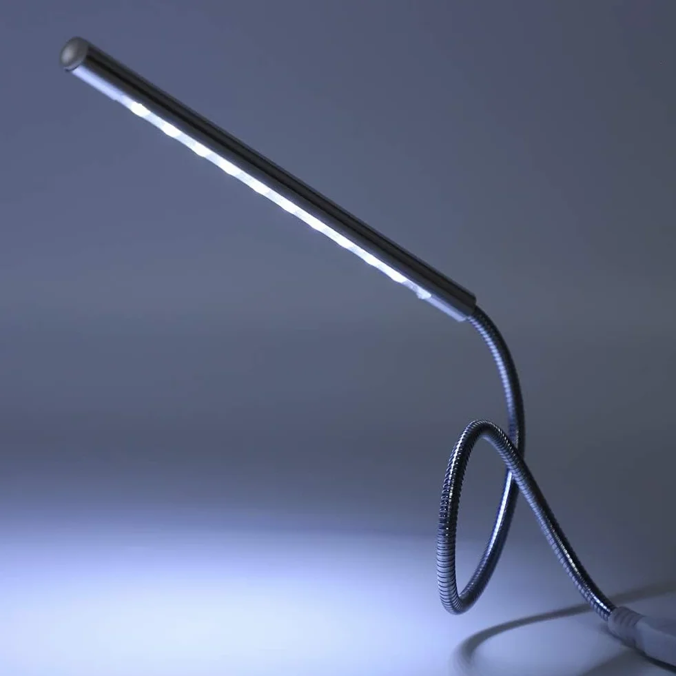 Przenośne oświetlenie LED USB 5V 1W Białe światło do komputera