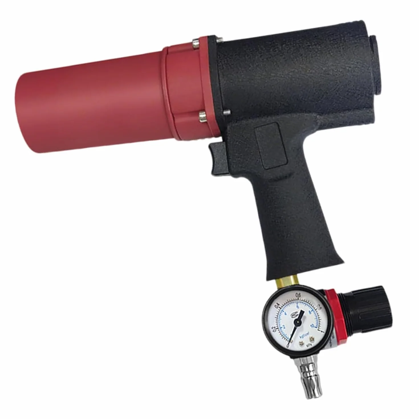 Pneumatyczny pistolet uszczelniający 300 ml z manometrem, regulowana prędkość, równomierne rozprowadzanie silikonu, kleju do szkła, naprawa i budowa karoserii samochodowej