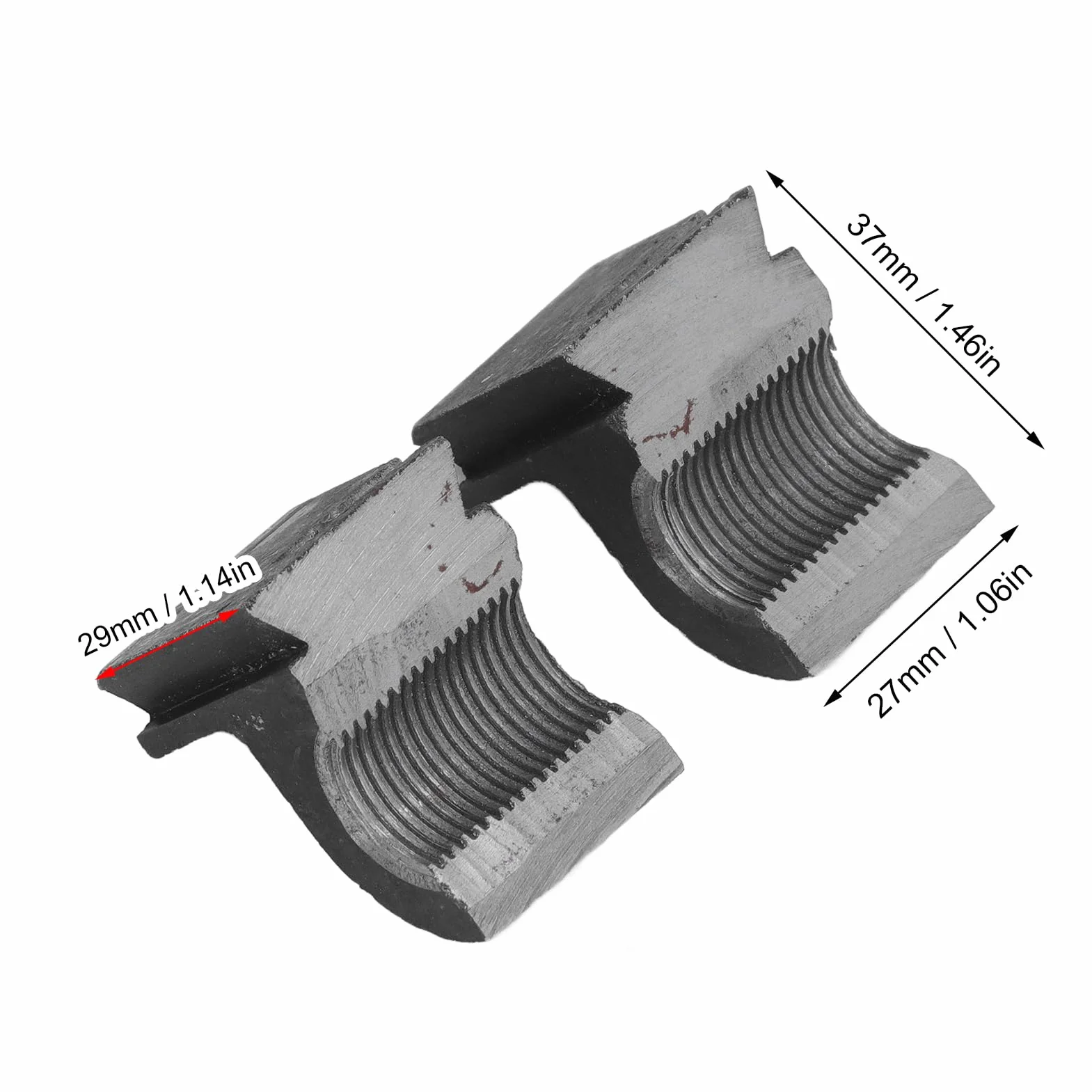 2 szt. Półnakrętki Metryczne Nakrętka śruby Prowadzącej, Skok 16mm 2.0mm, Stal 45, do 0618 CJ18 CJ0618A 7x12 7x14 0618-3B Mini Tokarki