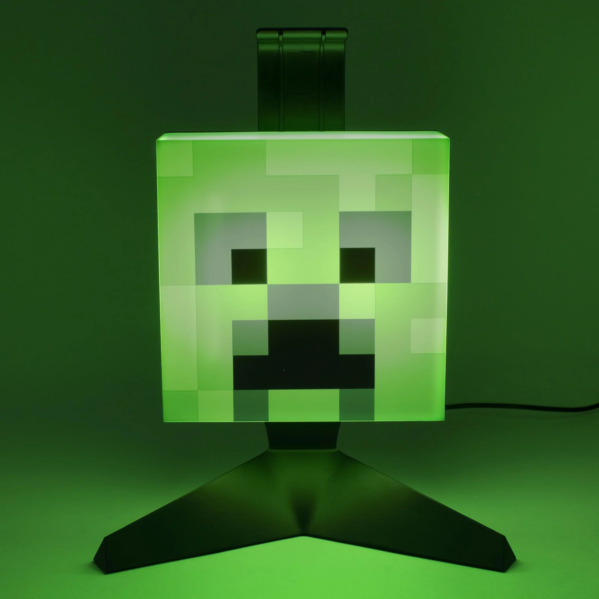 Paladone RS561106 Minecraft Creeper stojak na słuchawki z tworzywa sztucznego, jasny, wielokolorowy