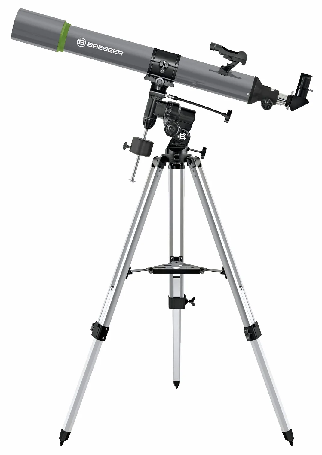 Bresser 90/900 EQ3 Teleskop Astronomiczny Czarny Szary
