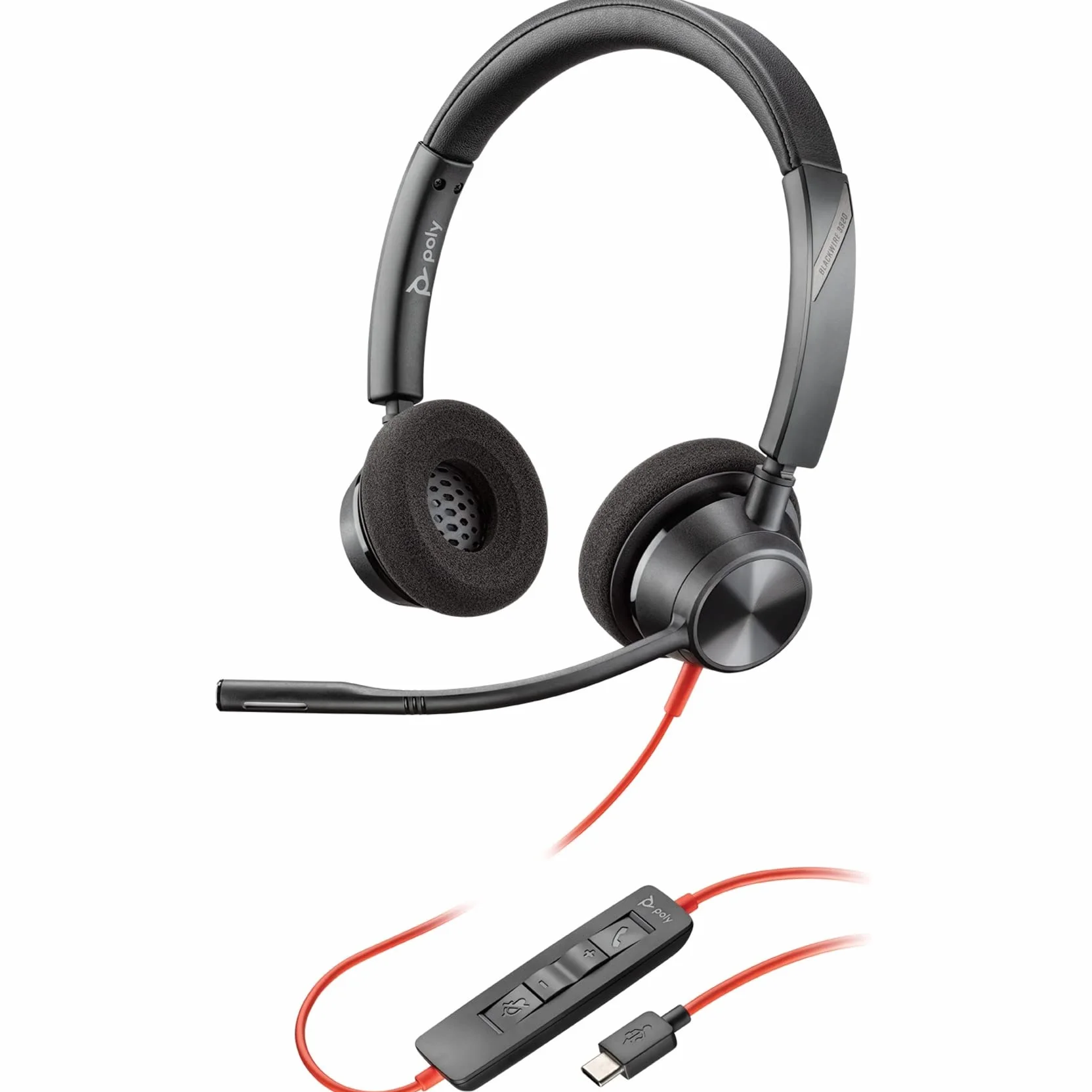 Plantronics Blackwire 3320 zestaw słuchawkowy USB-C